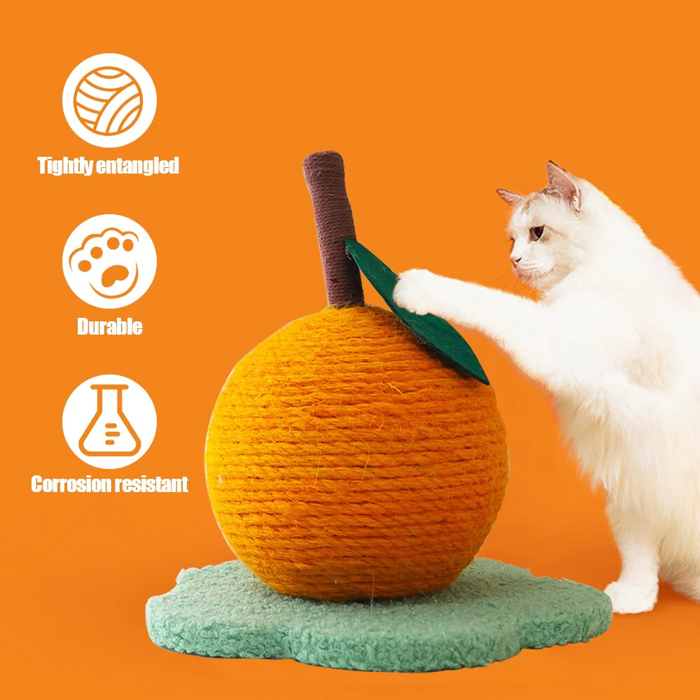 Orange Tree Pet Scratching Toy - Image 2