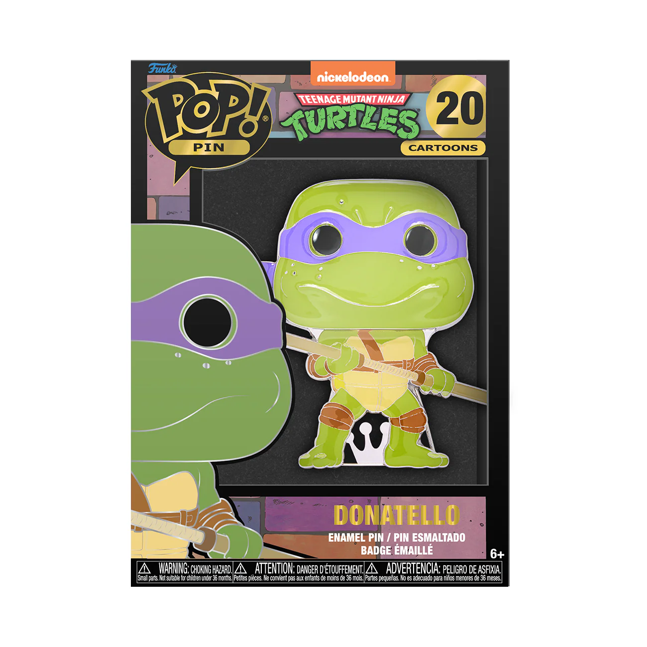 Funko Pop! Pin: Teenage Mutant Ninja Turtles - Donatello - Image 2