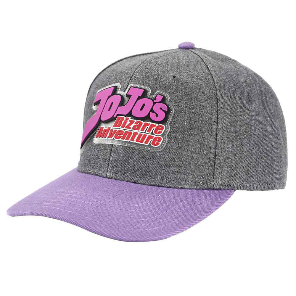 JoJo’s Bizarre Adventure Logo Pre-Curved Bill Snapback Hat