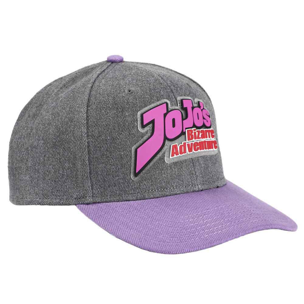 JoJo's Bizarre Adventure Logo Pre-Curved Bill Snapback Hat - Image 3