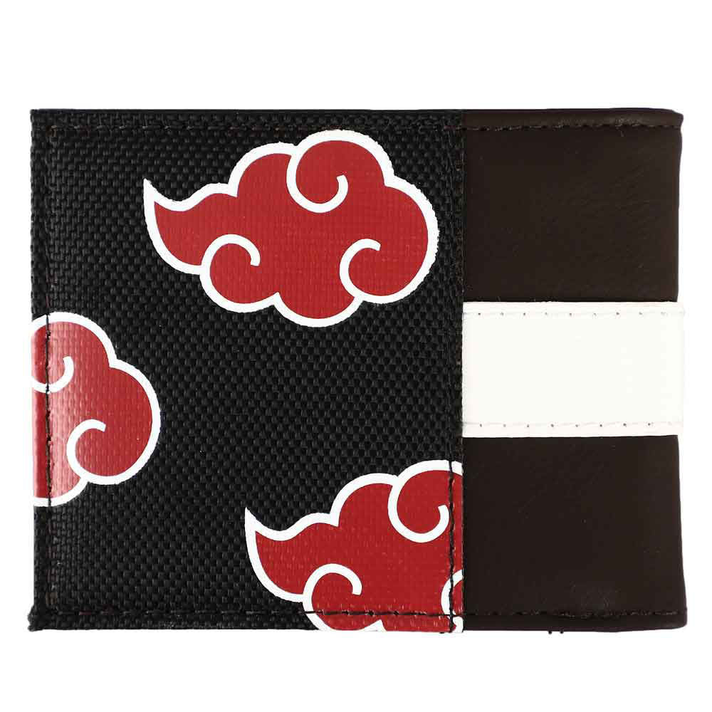Naruto Shippuden Akatsuki PU Applique Nylon Bifold Wallet - Image 2