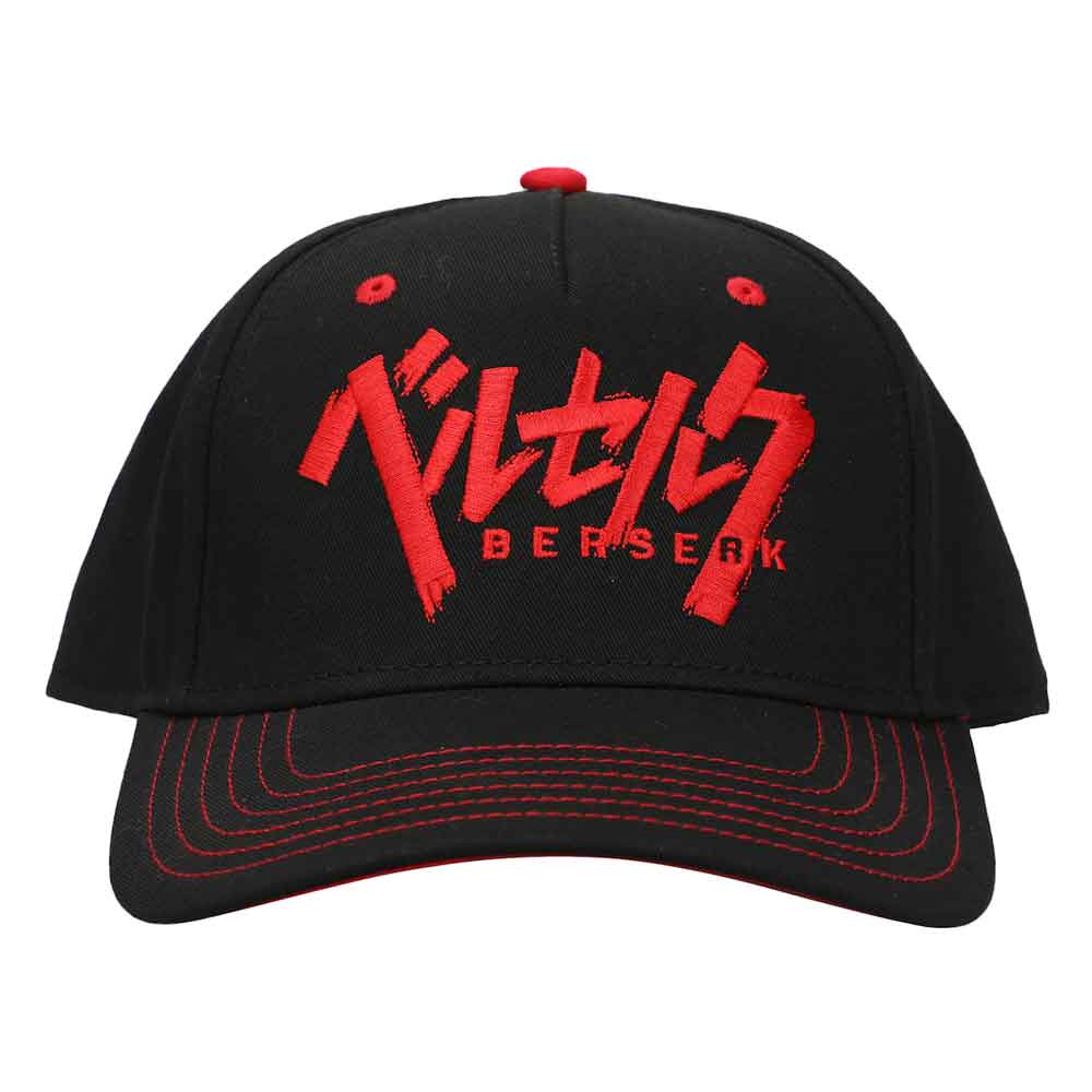 Berserk Logo Contract Stitching Pre-Curved Bill Snapback Hat - Image 2