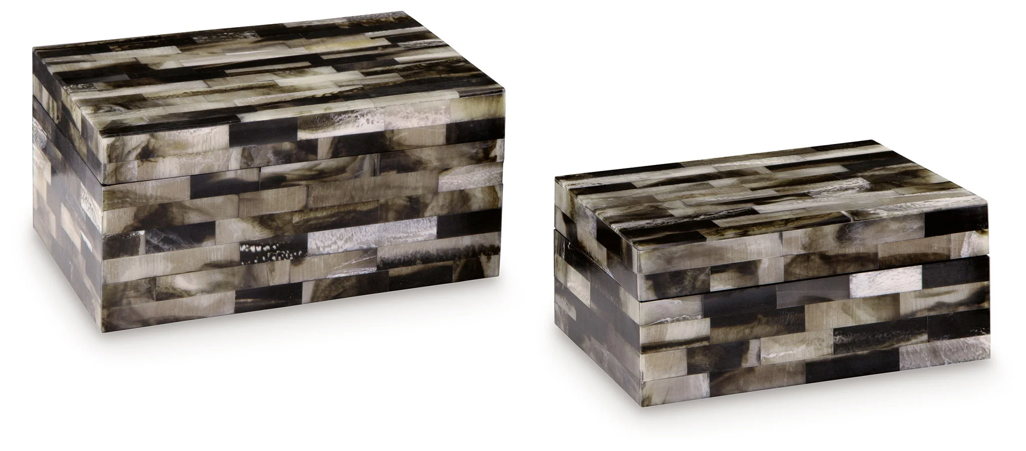 Ellford - Box Set (Set of 2) - Black / Brown / Cream - Image 1