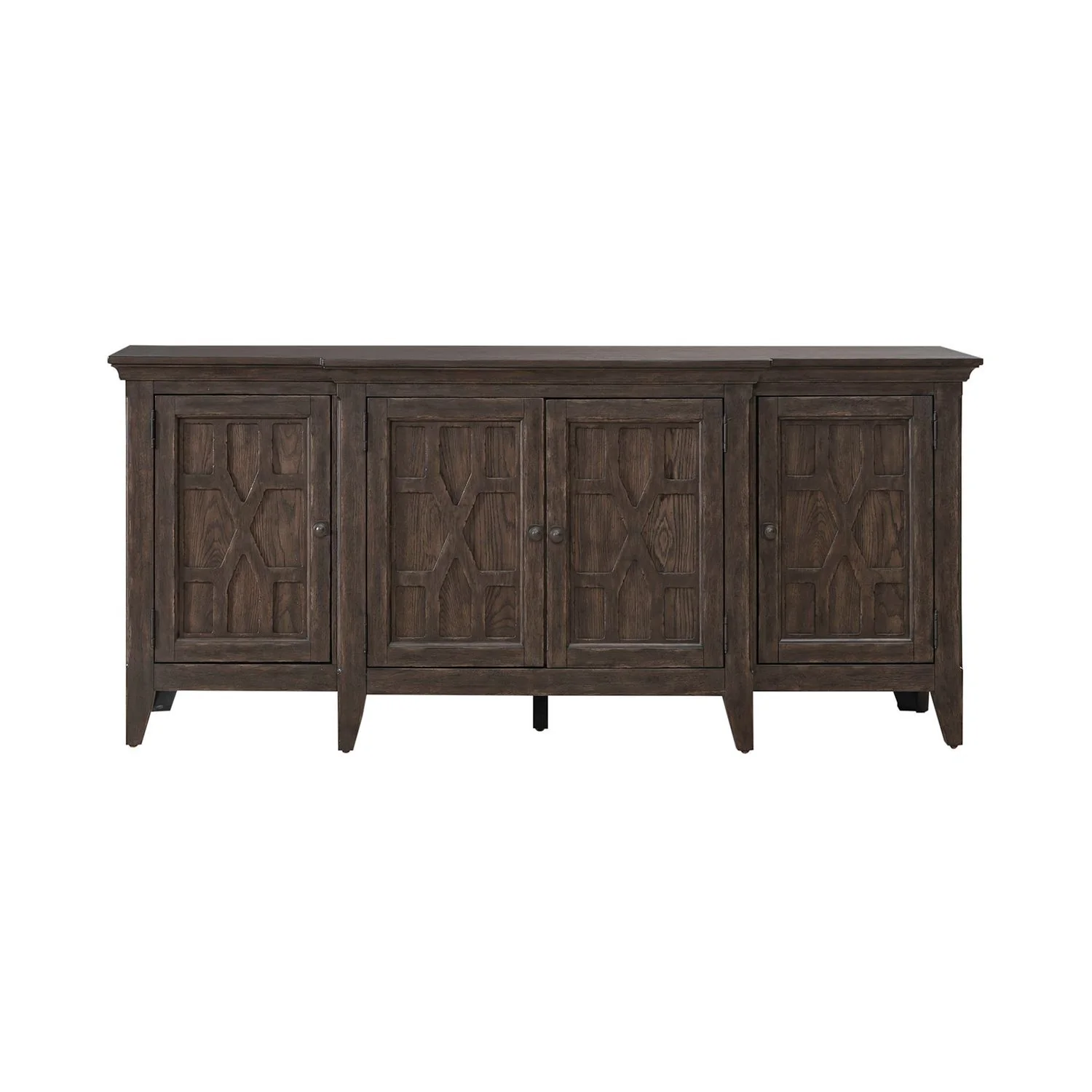 Paradise Valley - 76" TV Console - Saddle Brown - Image 2