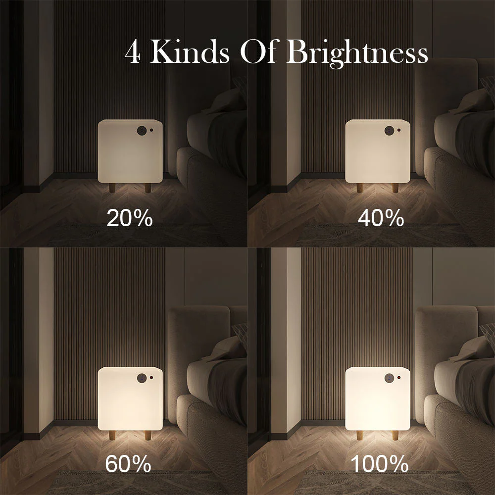 Nordic Glow Modern Voice-Activated Nightstand - Image 3