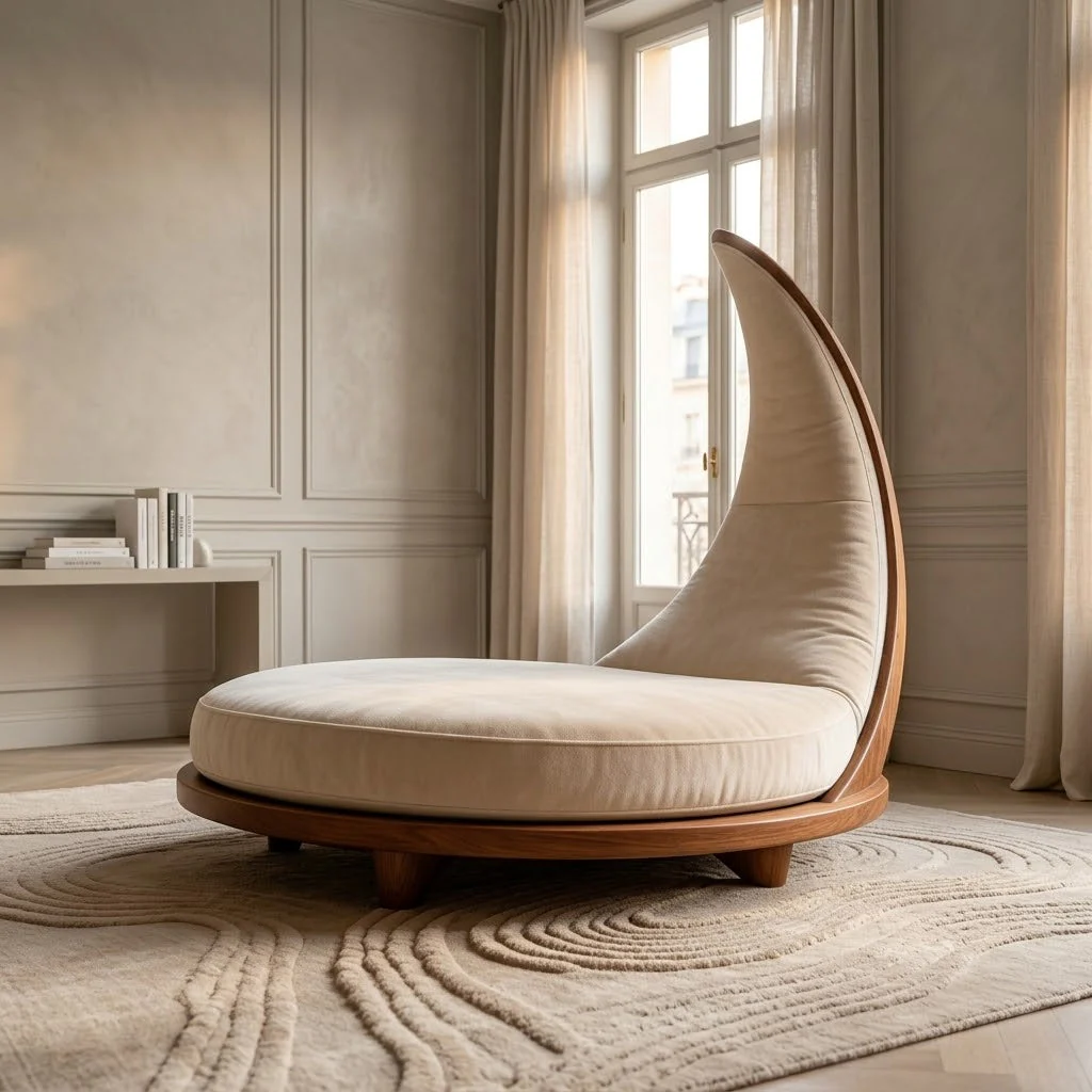 Moon Frame Nordic Lounge Chair - Image 2