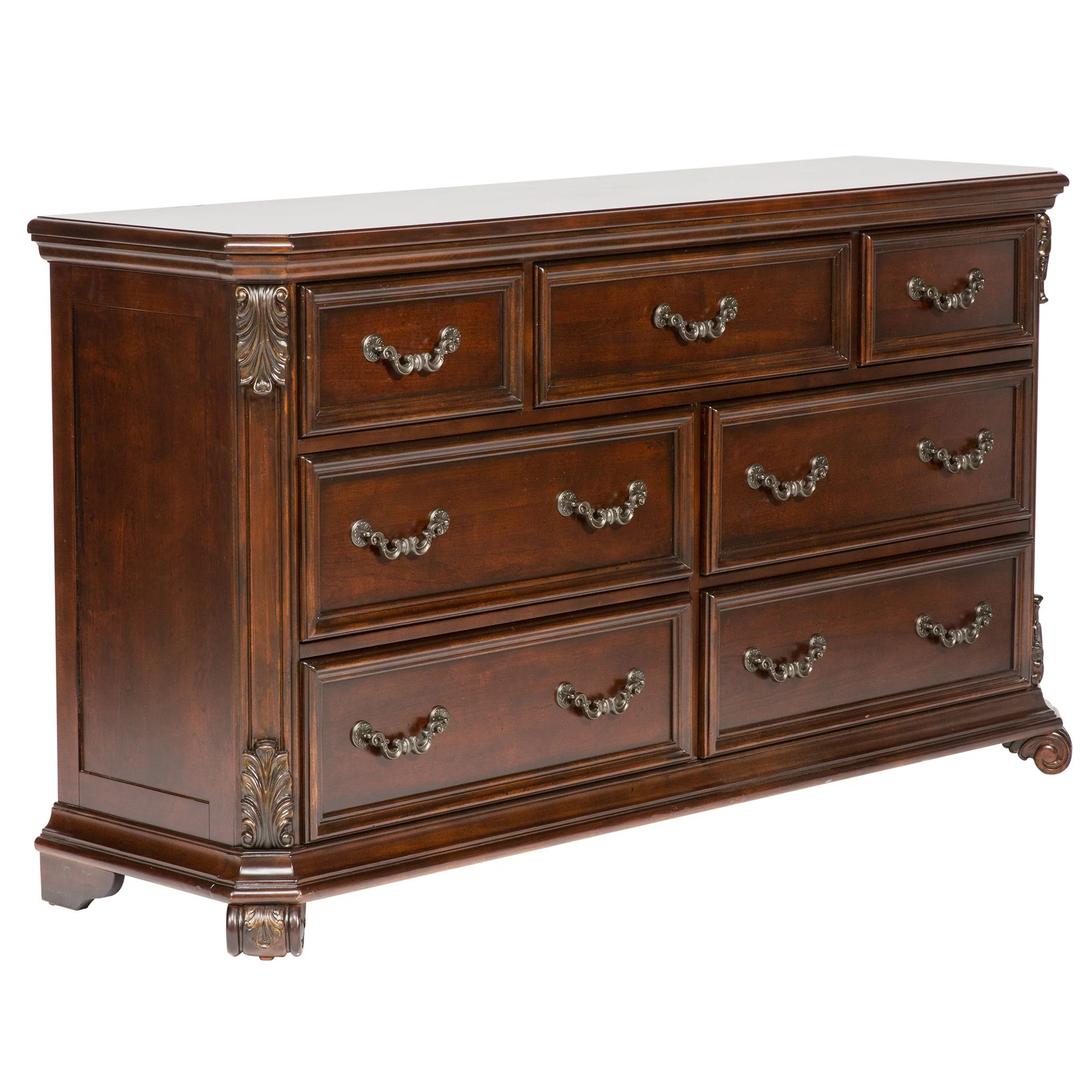 Messina Estates - 7 Drawer Dresser - Dark Brown - Image 2