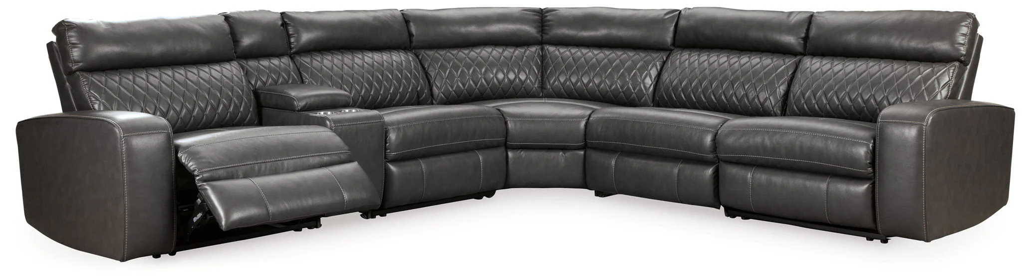 Samperstone - Power Reclining Sectional - Image 3