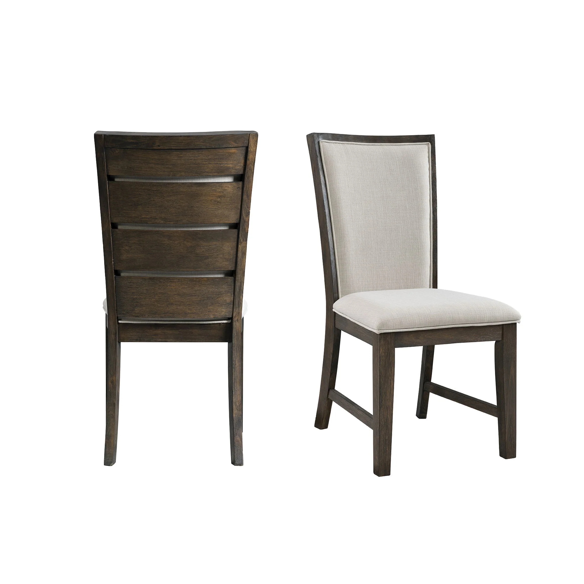 Grady - Slat Back Side Chair (Set of 2) - Dark Walnut - Image 1