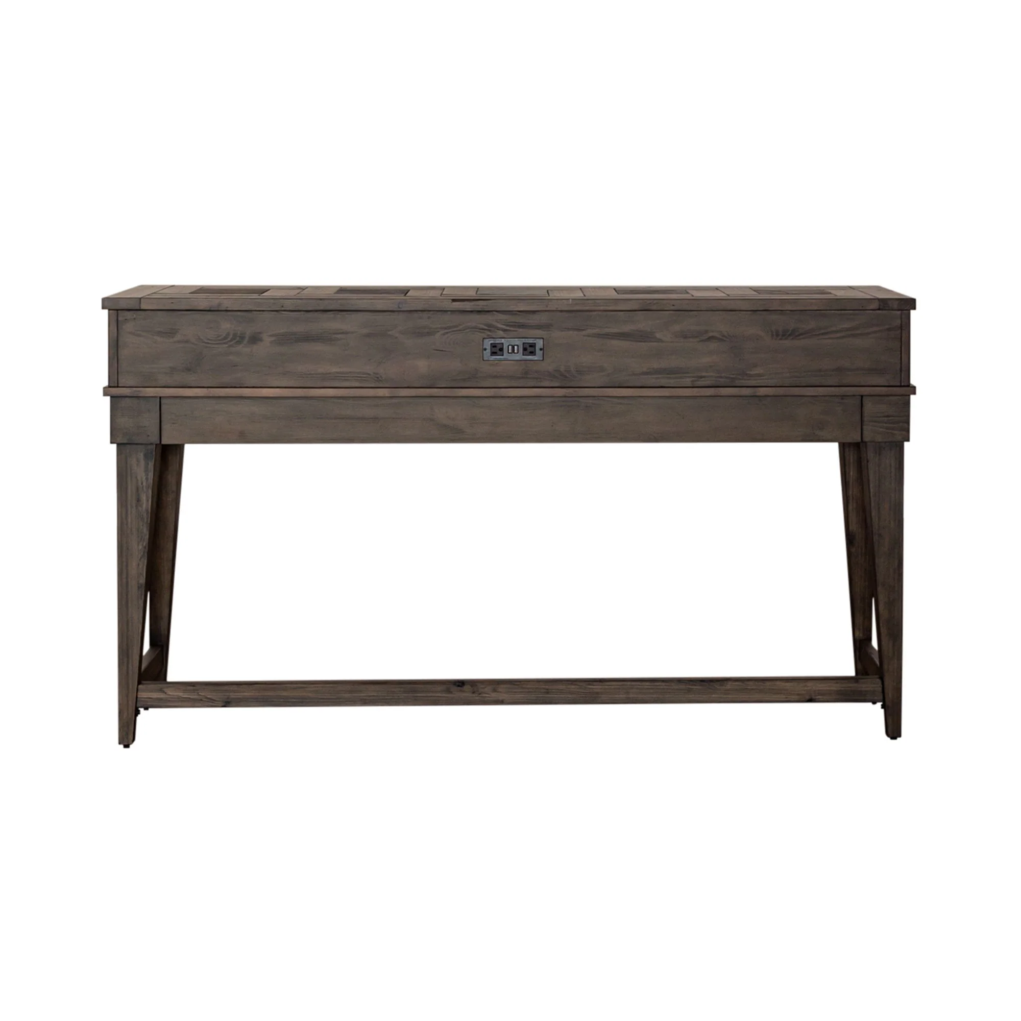 Arrowcreek - Console Bar Table - Weathered Stone - Image 2