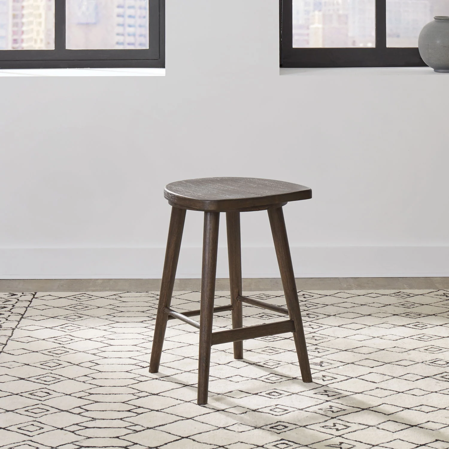 City View – Console Stool – Coffee Bean