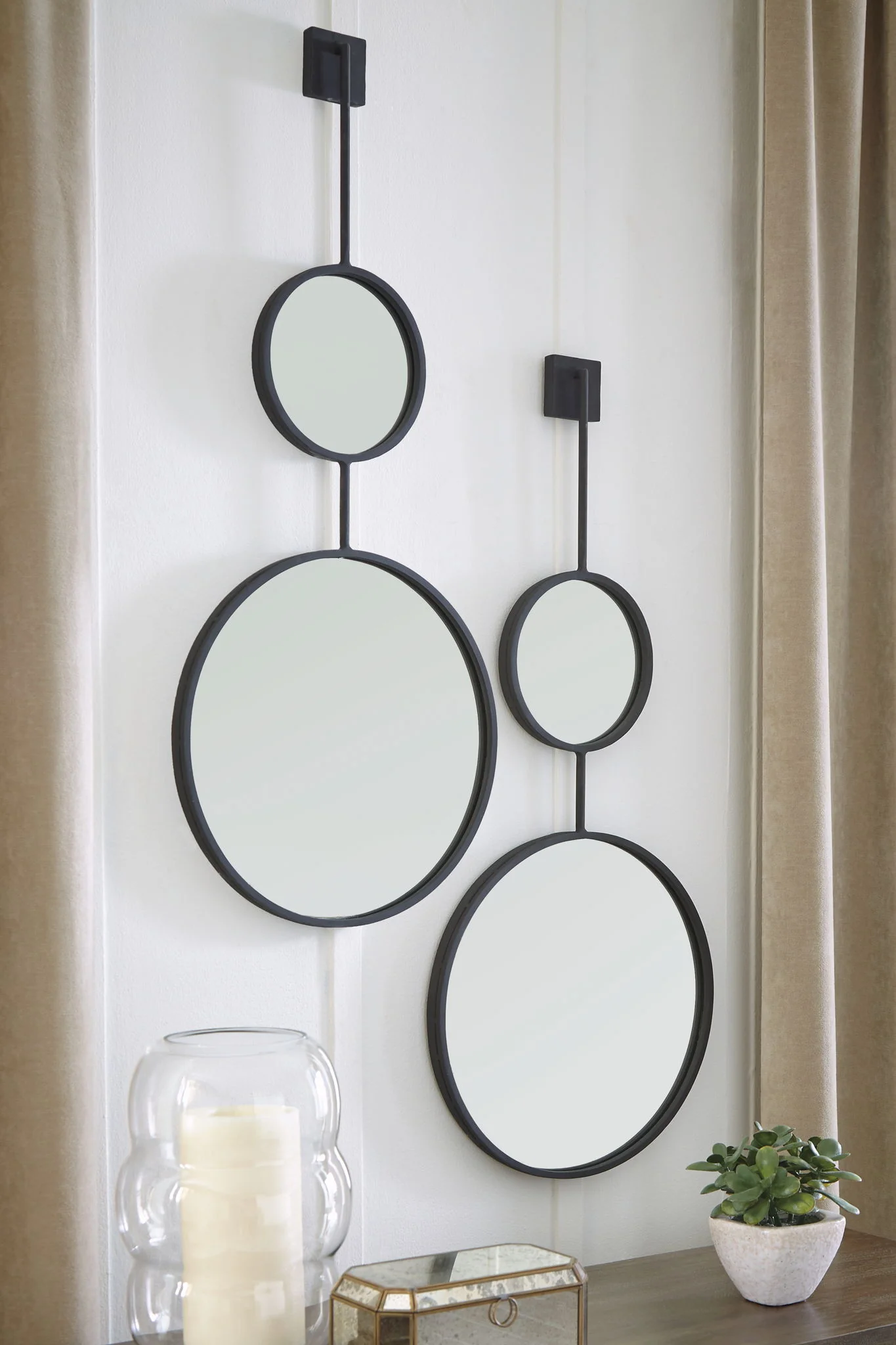 Brewer - Accent Mirror - Black - Image 2
