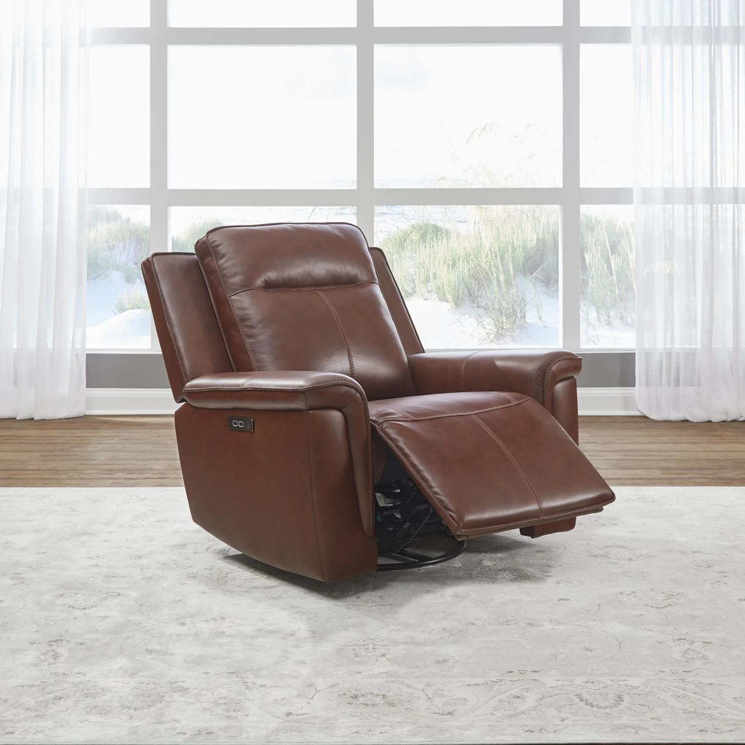 Avery - SG Recliner P2 - Cognac - Image 2