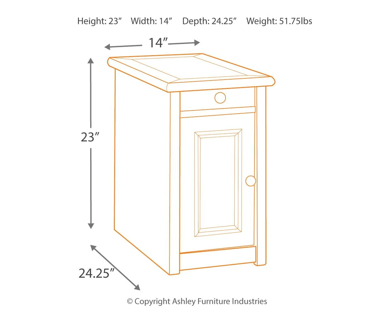 Bolanburg - Chair Side End Table - Image 3