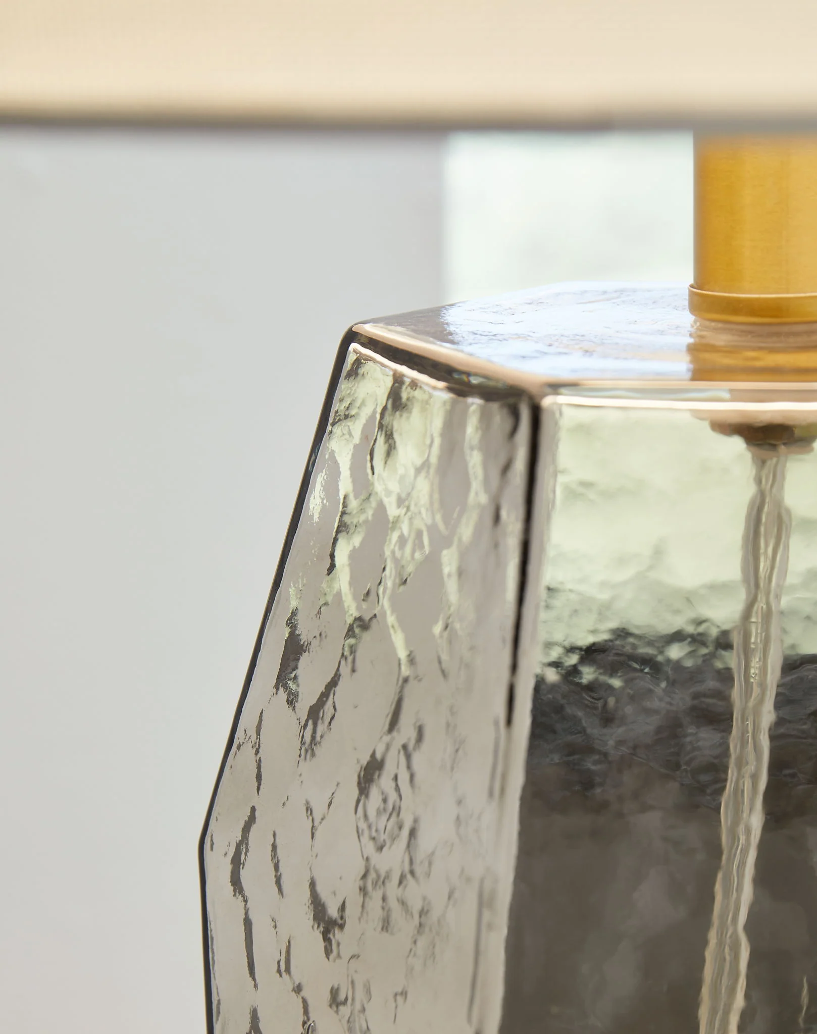 Taylow - Glass Table Lamp  - Gray - Image 2