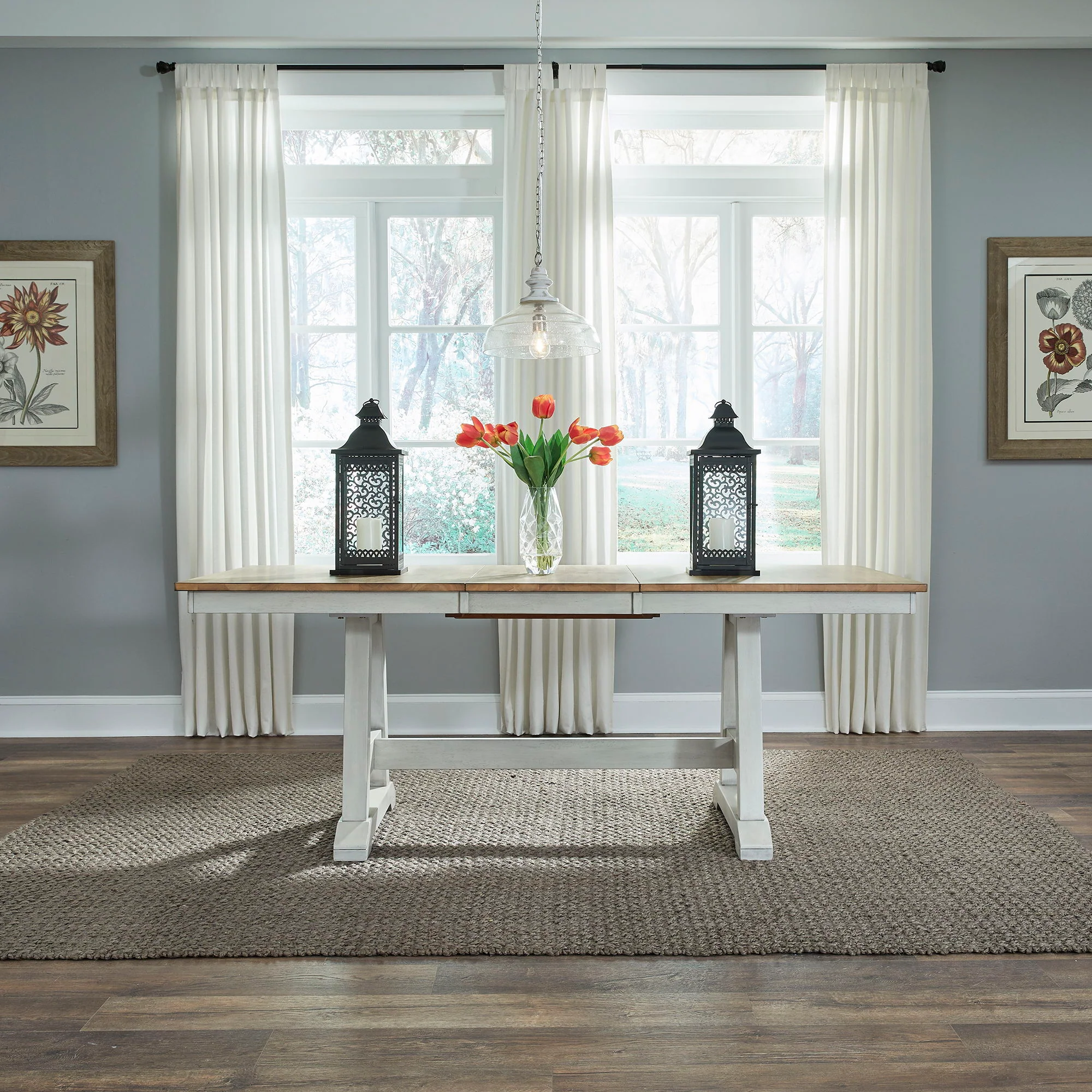 Lindsey Farm - Trestle Table - Image 2