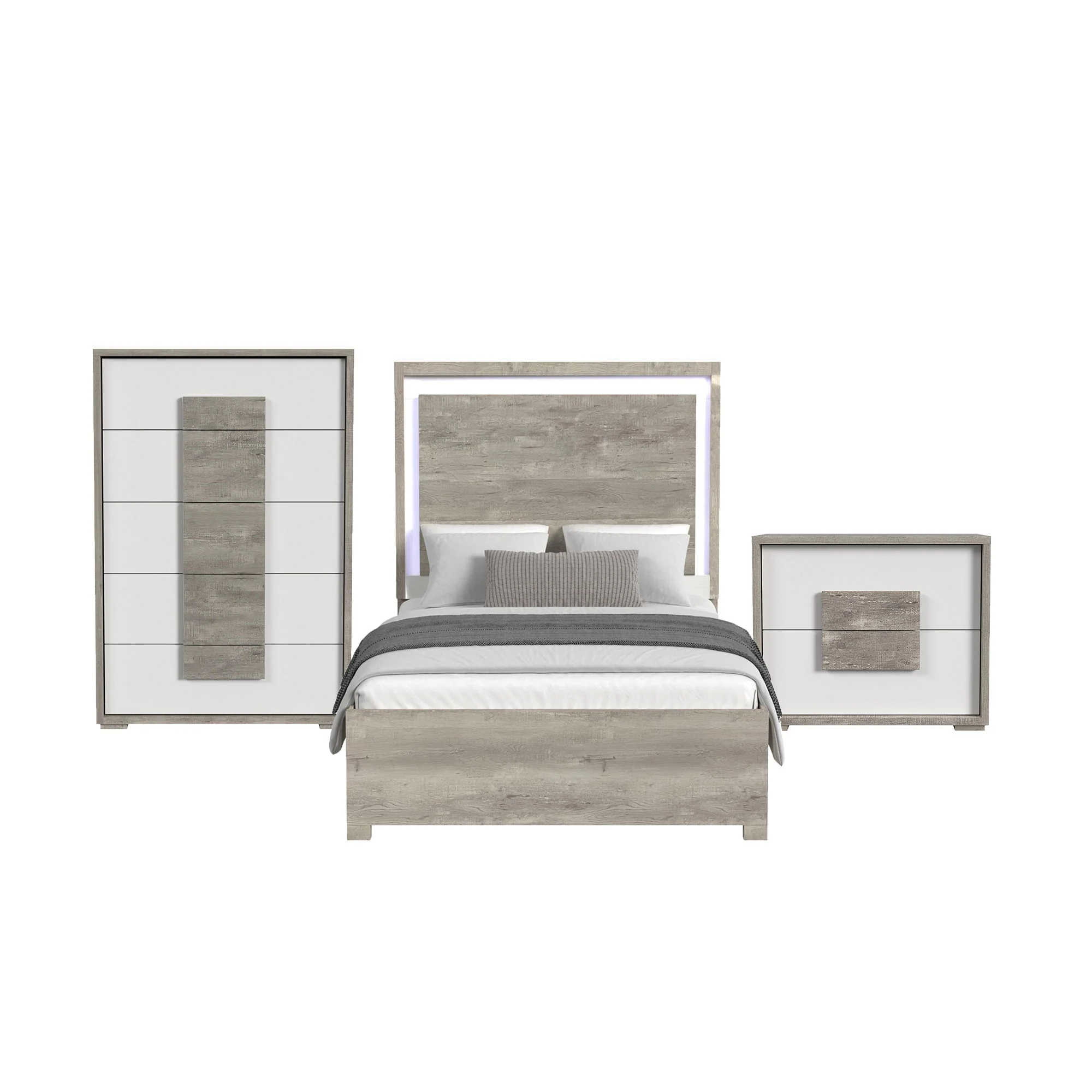 San Matteo – Bedroom Set With LED