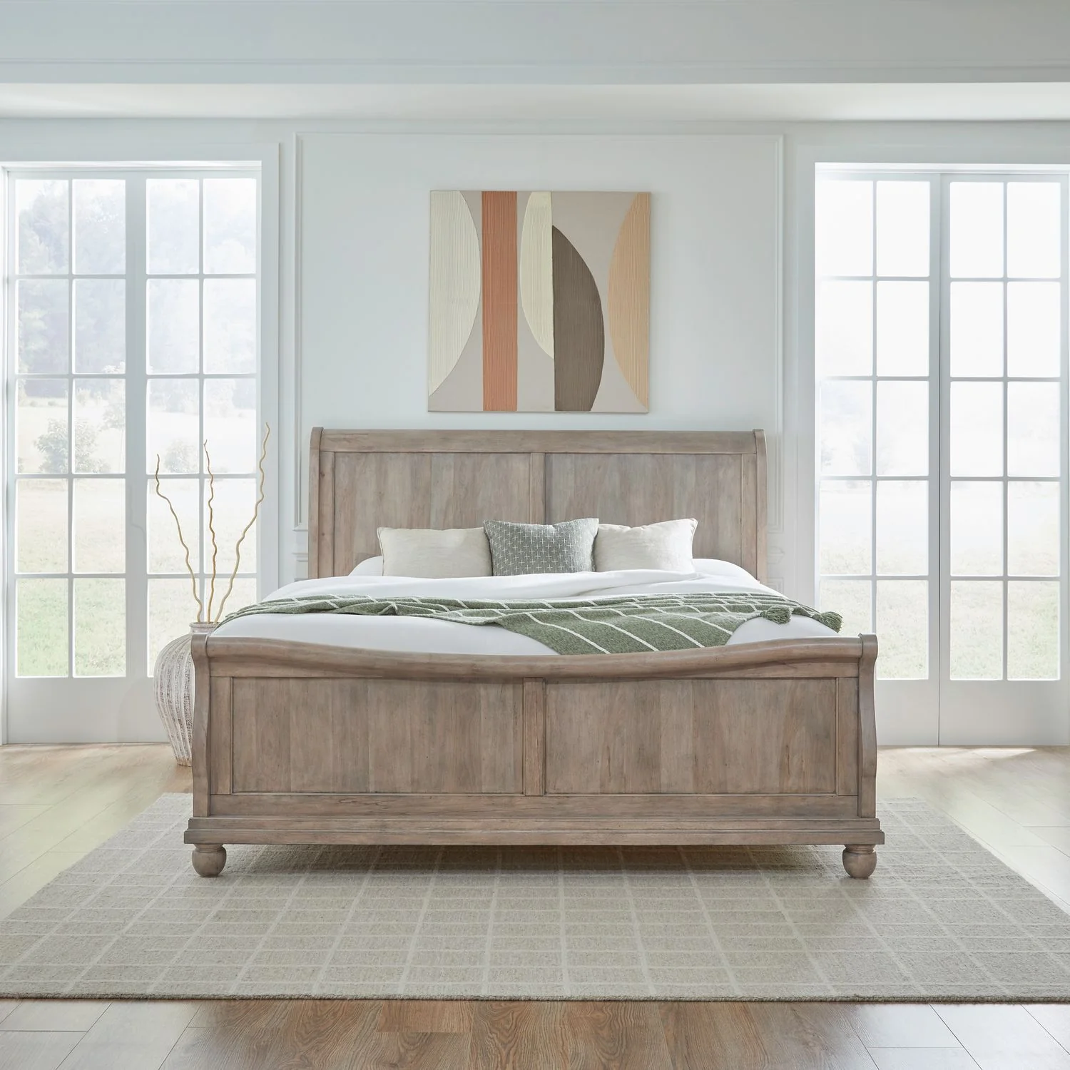 Rustic Traditions - Sleigh Bed - Image 2