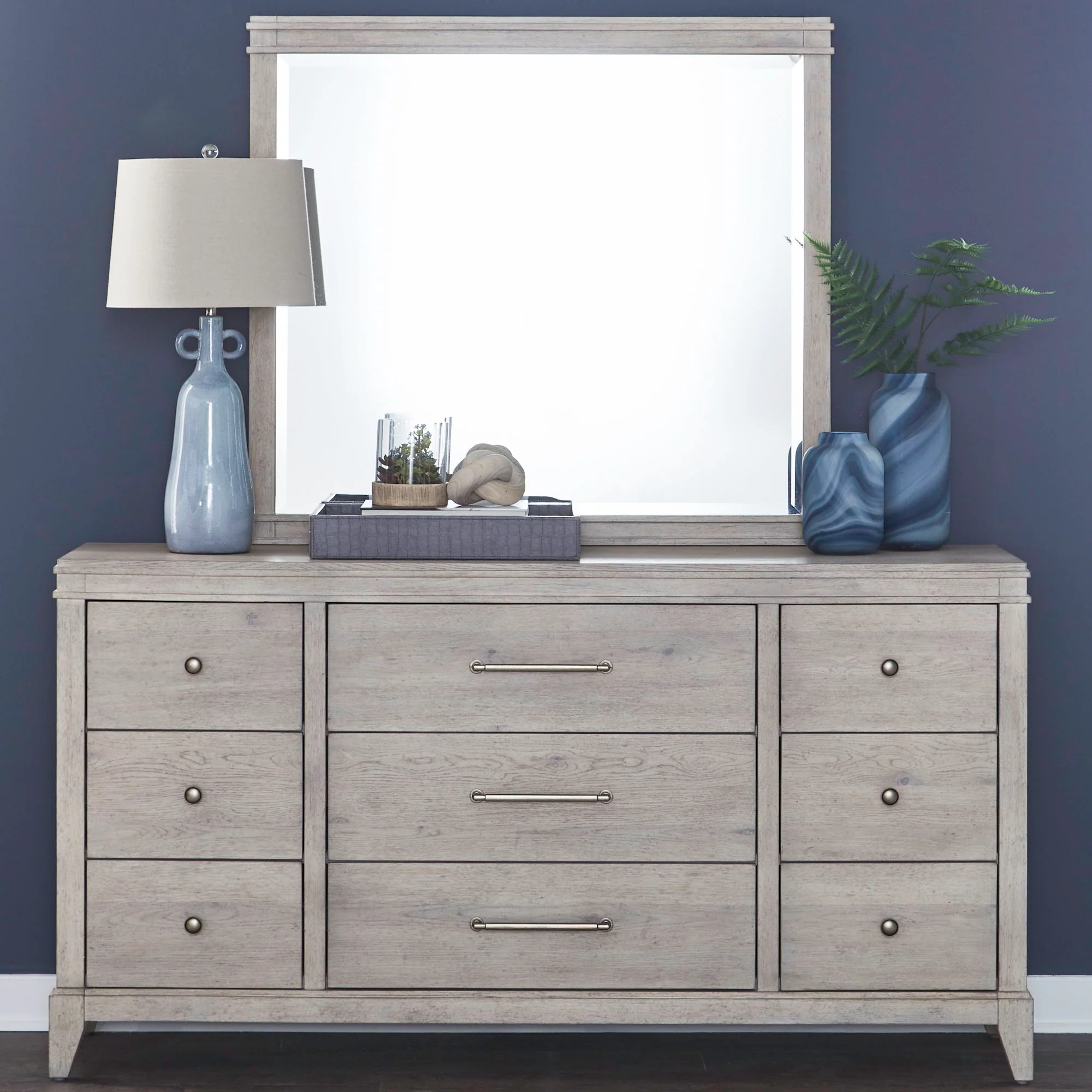 New Haven - Dresser & Mirror - Sanctuary White - Image 1