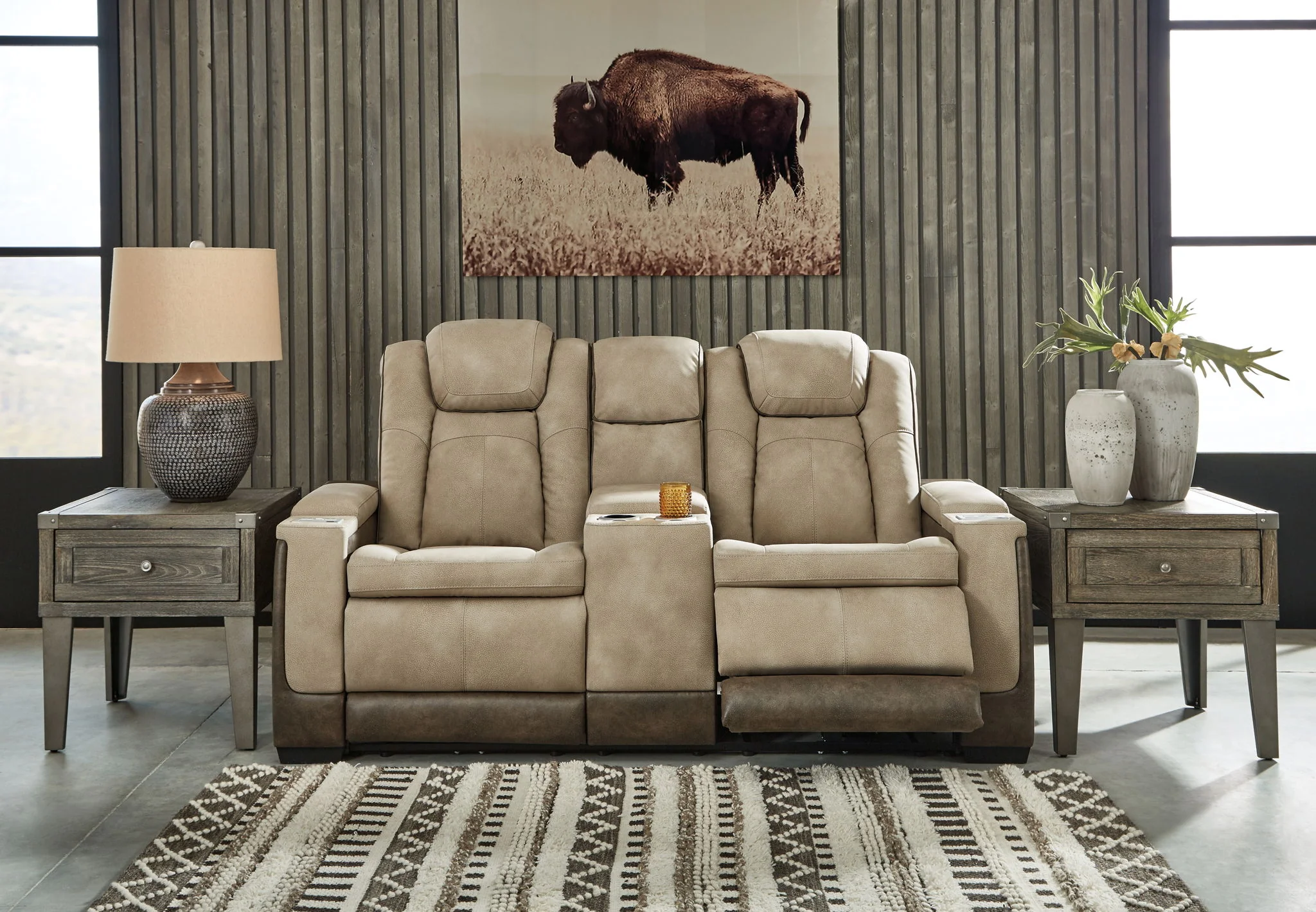Next-Gen Durapella - Power Reclining Loveseat - Image 3