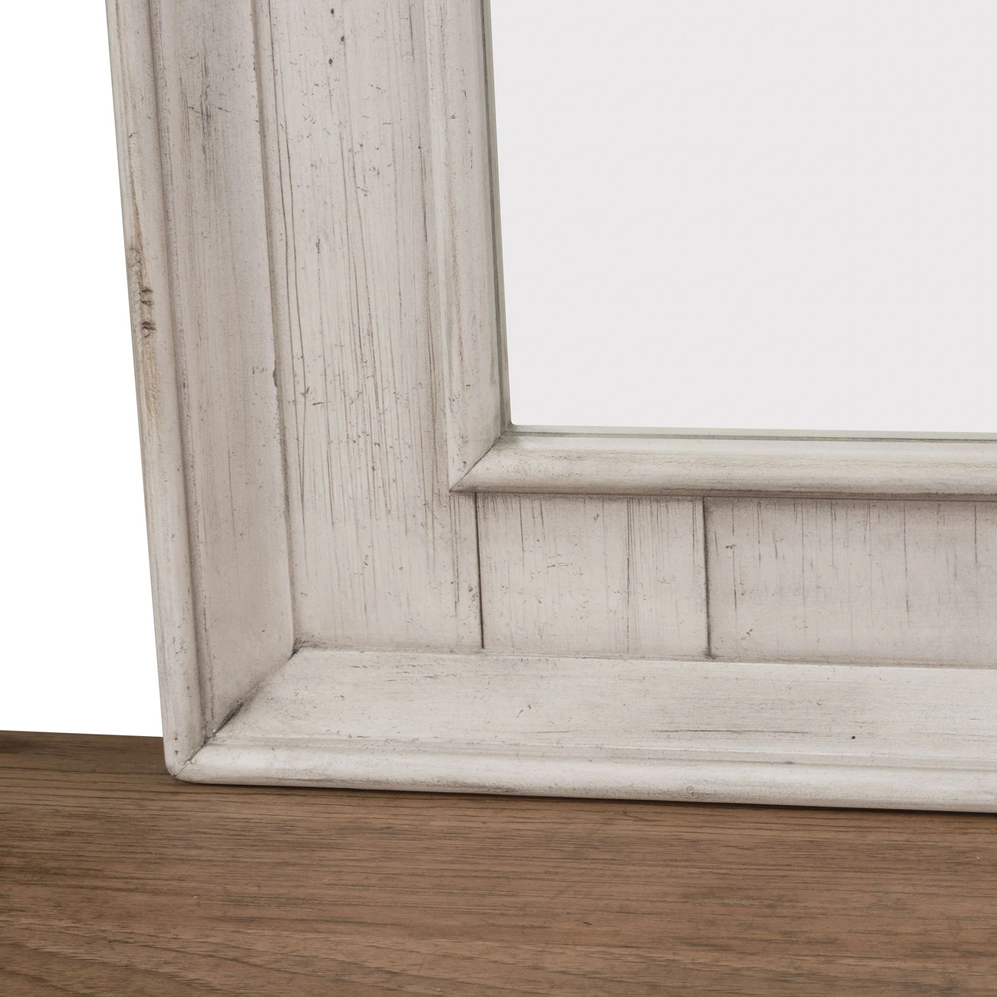 Farmhouse Reimagined - Dresser & Mirror - Antique White / Chestnut Tops - Image 2