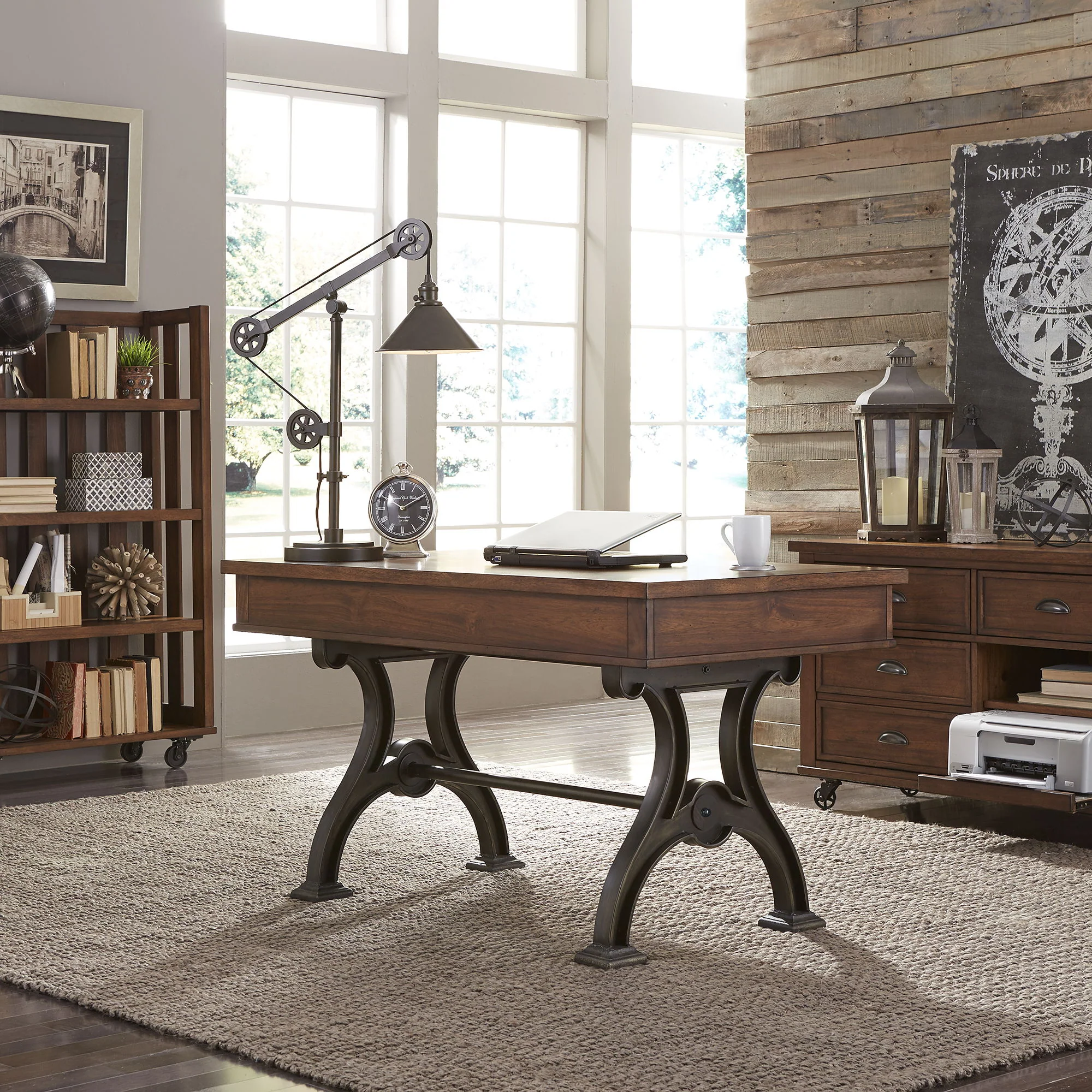 Arlington House – Writing Desk – Cobblestone Brown