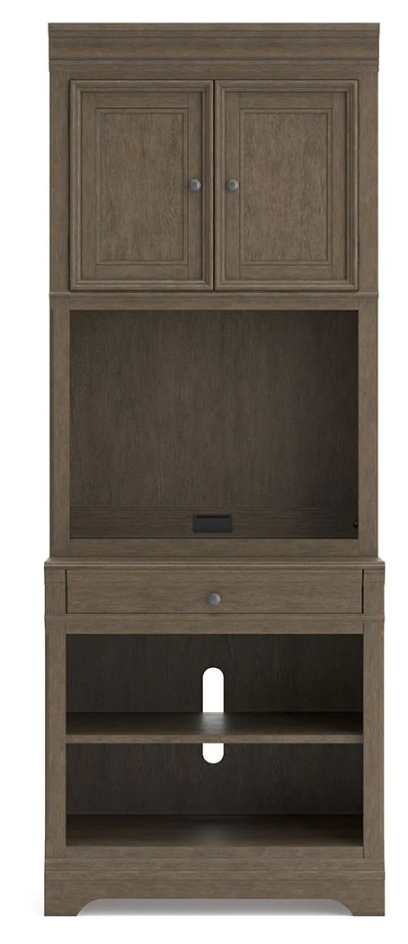 Janismore - Bookcase - Weathered Gray - Image 2