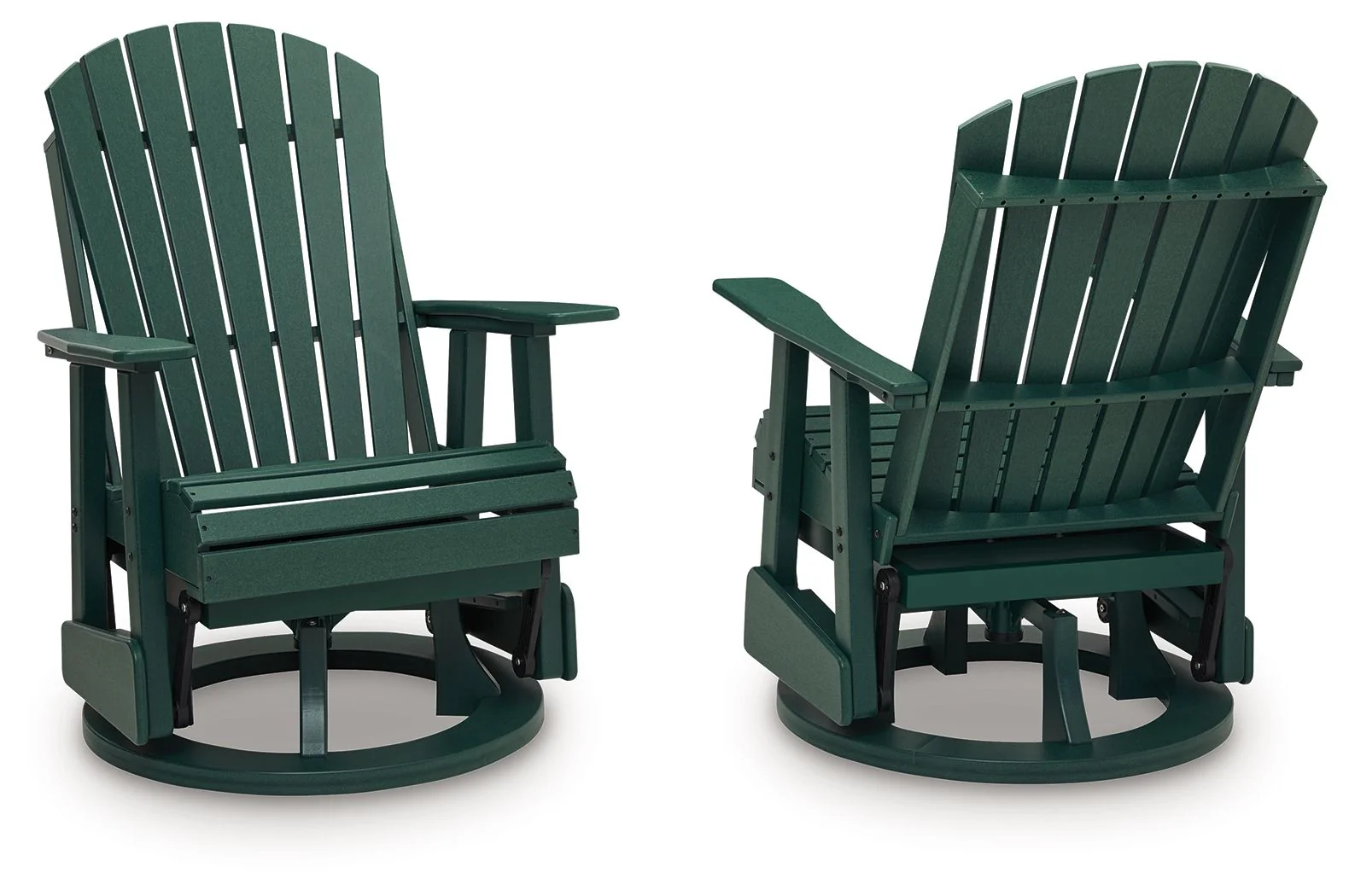 Shell Beach - Swivel Glider Chair - Green - Image 1