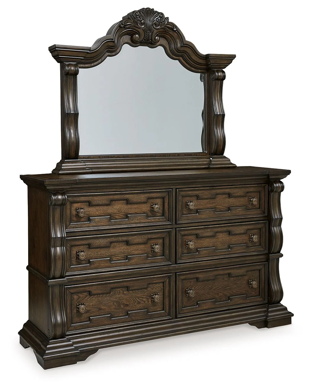 Maylee - Dresser And Mirror - Dark Brown - Image 1