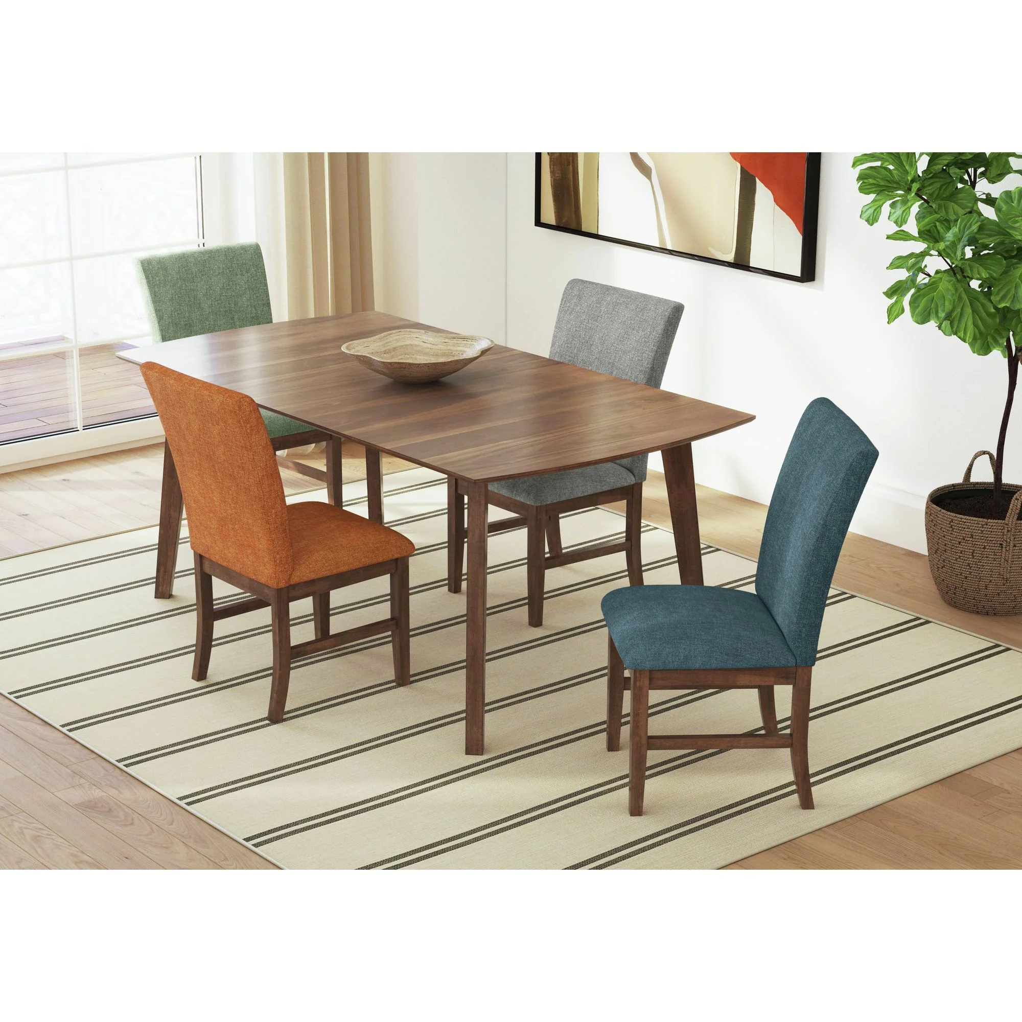 Santa Barbara - Rectangular Dining Table - Walnut - Image 2