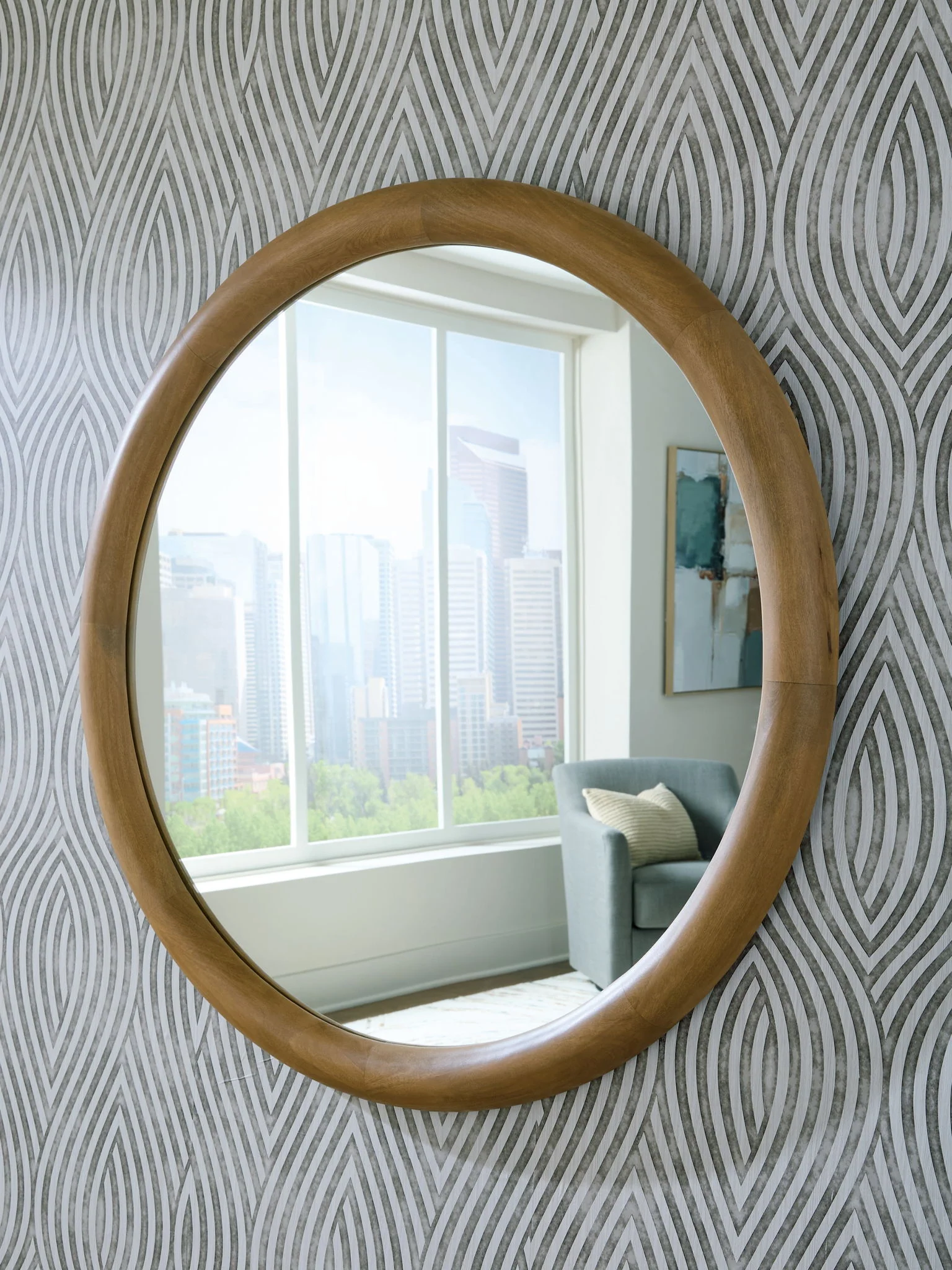 Yadiel - Accent Mirror - Brown - Image 3