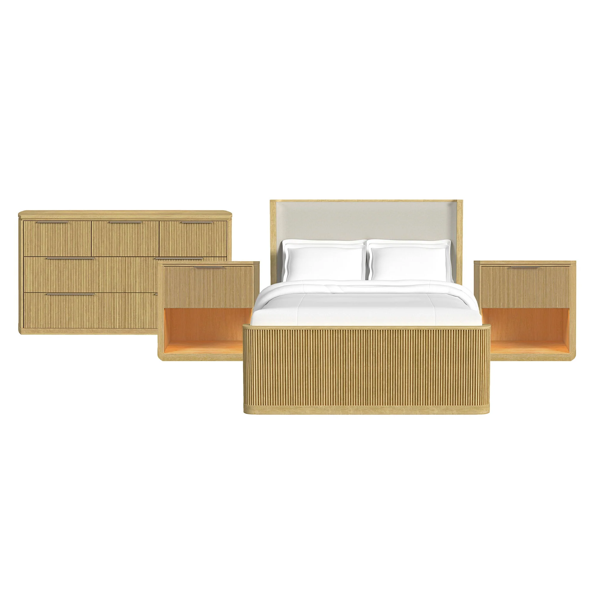 Sylvie - Bedroom Set With Upholstered Bed - Image 3