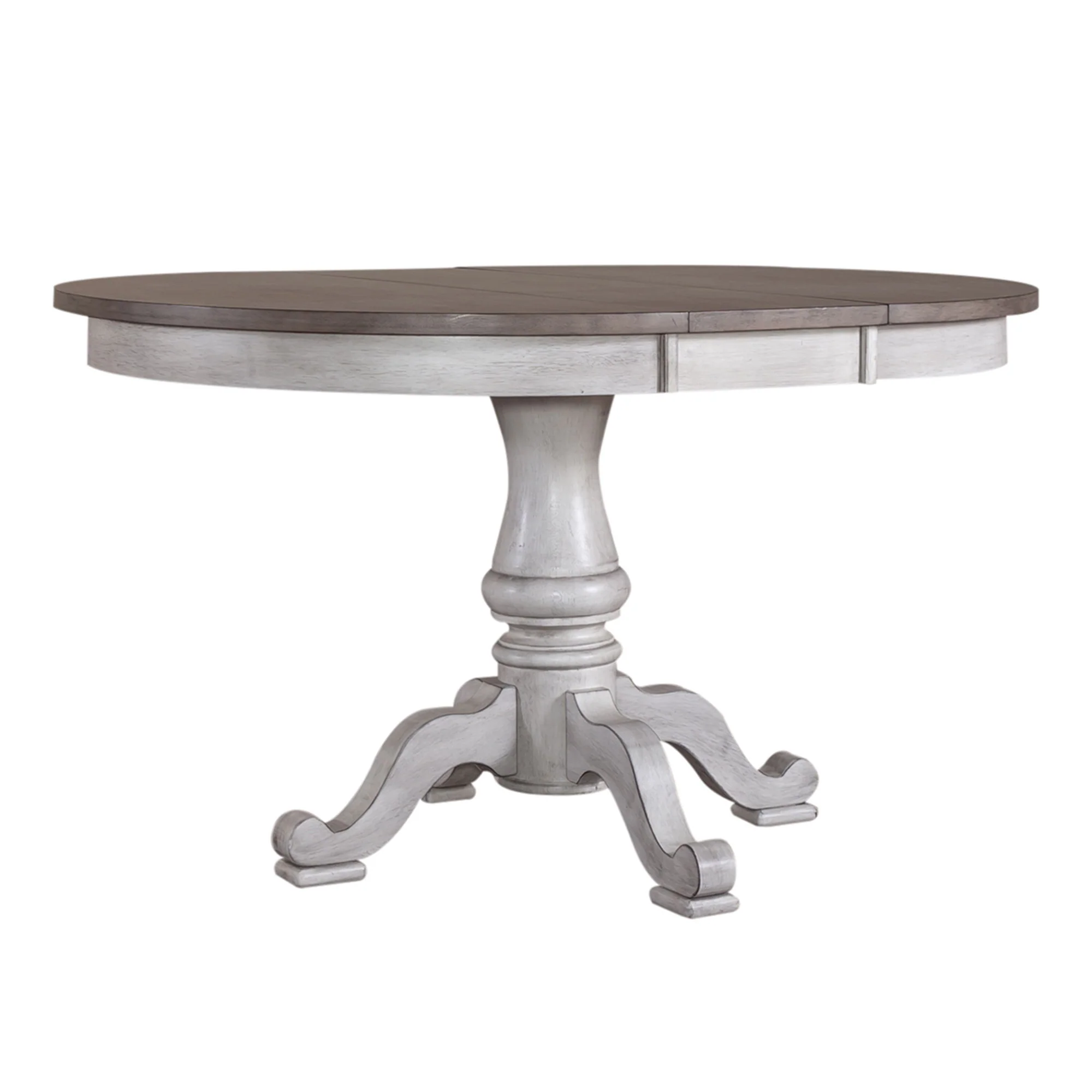 Ocean Isle - Pedestal Table - Antique White - Image 2