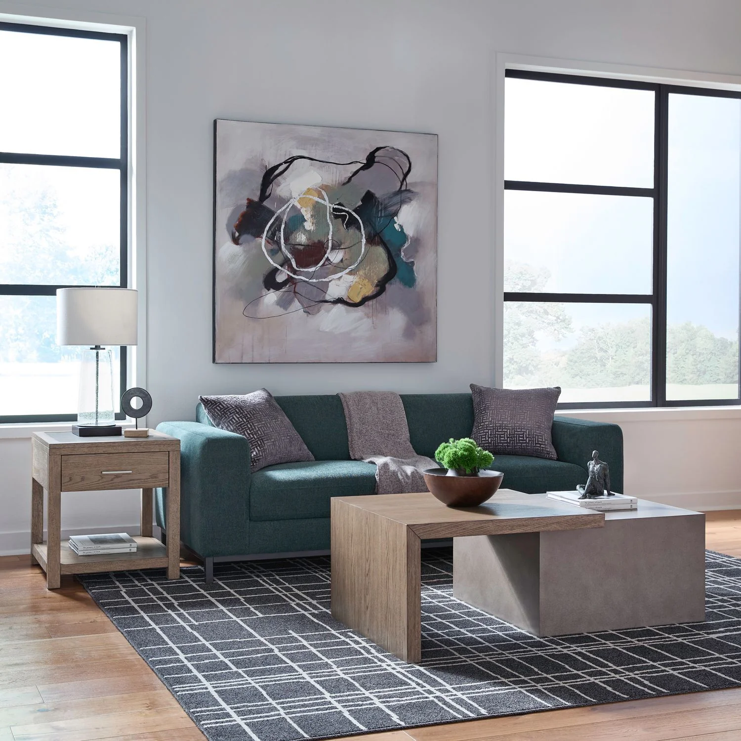 Corso - 3 Piece Set - Natural & Concrete - Image 1