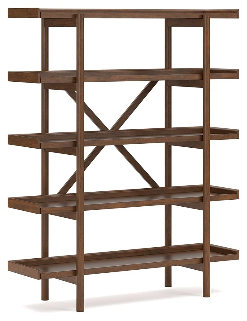 Lyncott - Bookcase - Brown - Image 2