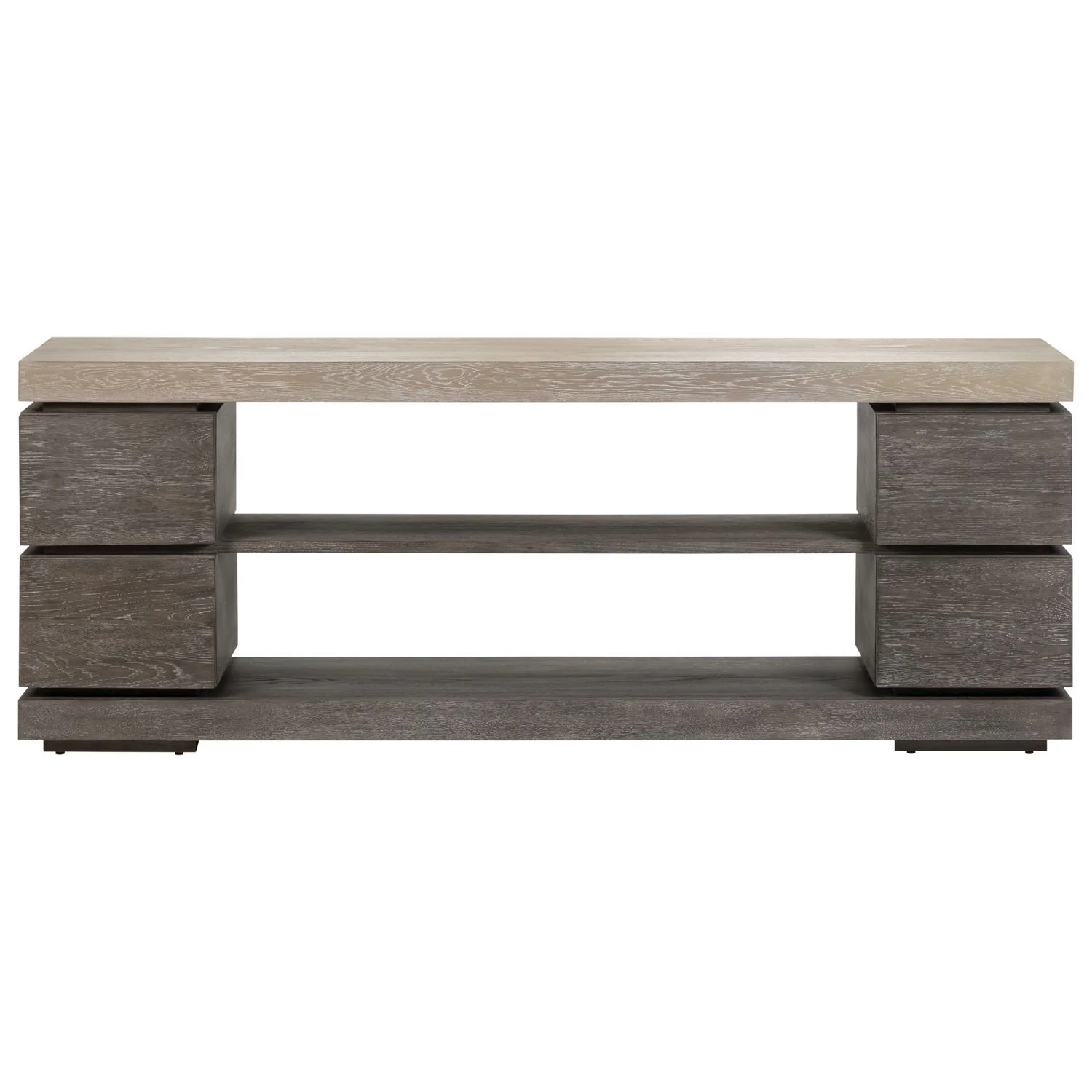 Piedmont - 84'' TV Console - Charcoal / Ash - Image 3
