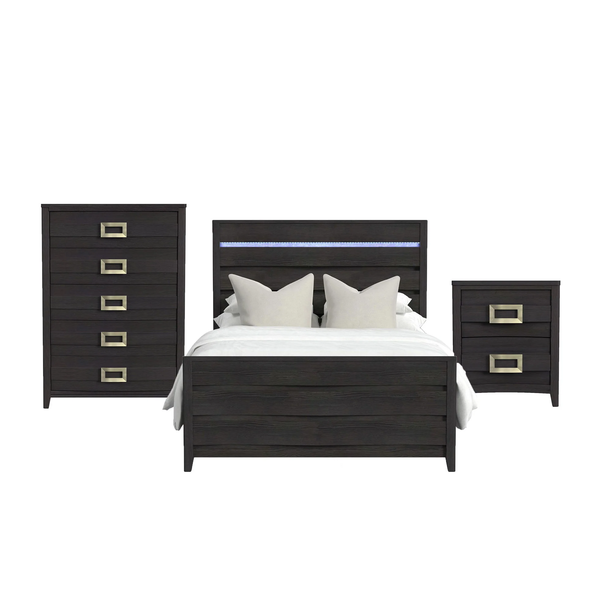Tobias - Bedroom Set With LED - Image 3