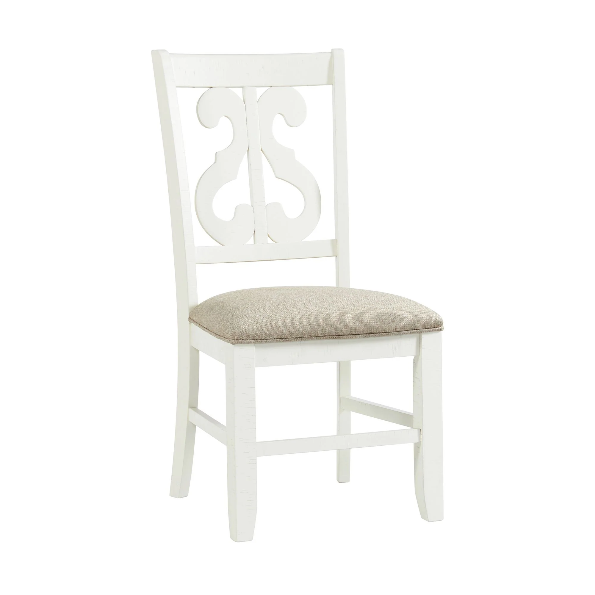 Stone - Wooden Swirl Back Side Chair (Set of 2) - Image 3