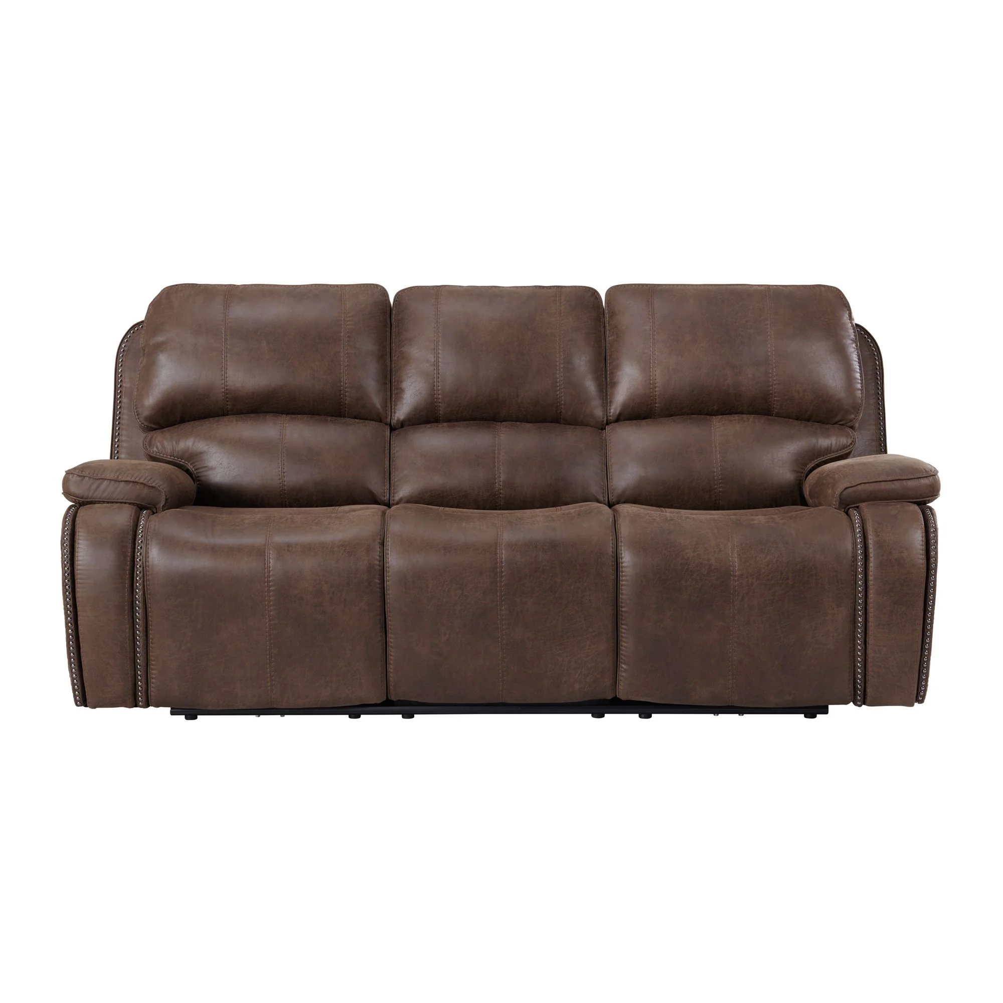 Atlantis - Power Motion Sofa With Power Motion Head Recliner - Heritage Brown - Image 2