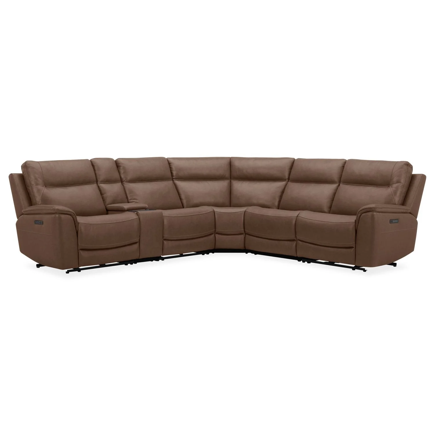 Collins - 6 Piece Sectional - York Chestnut - Image 3