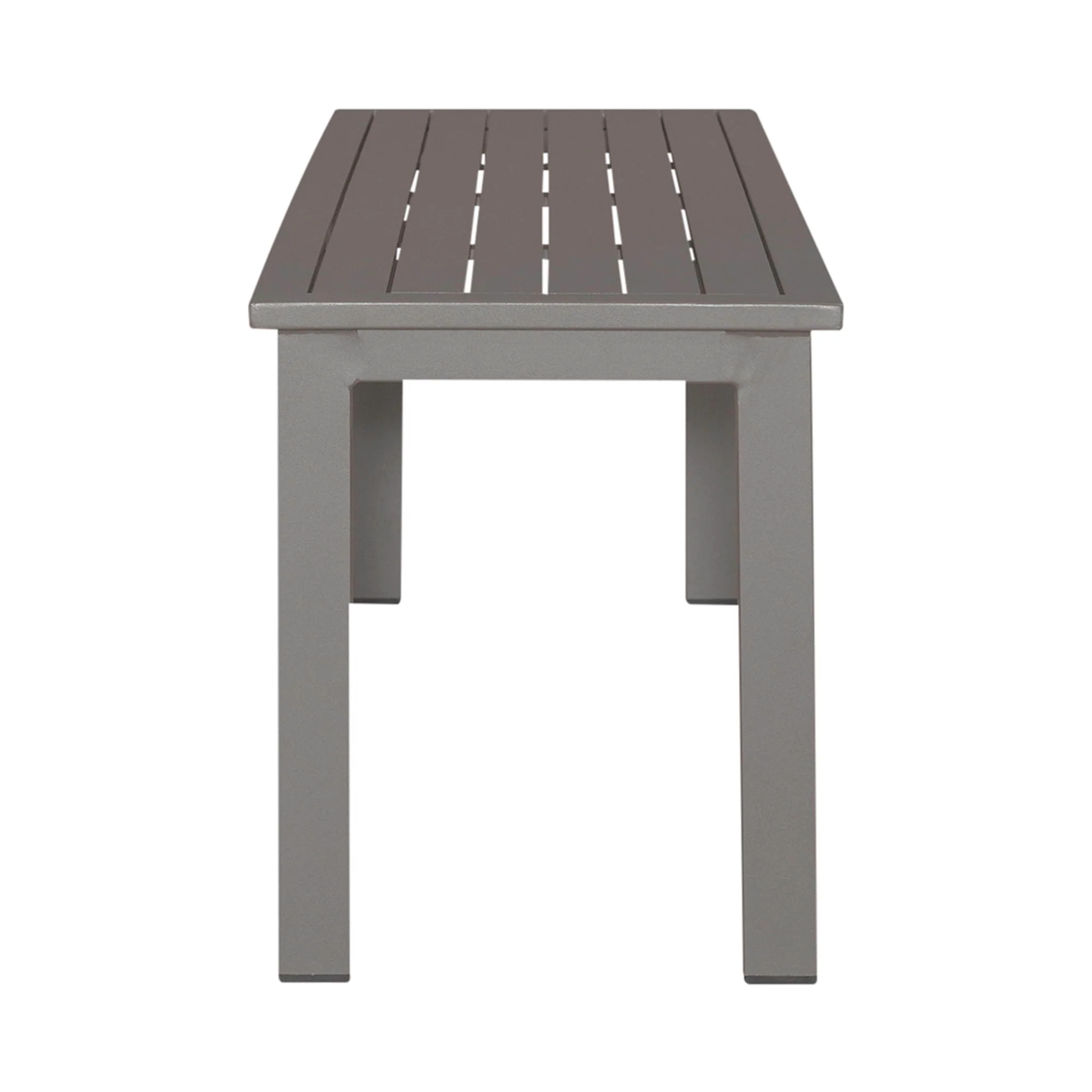 Plantation Key - Outdoor Dining Bench - Granite - Image 2