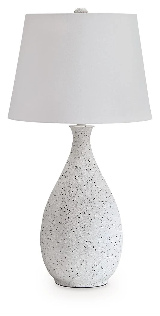 Wyattford - Metal Table Lamp - White / Black - Image 1