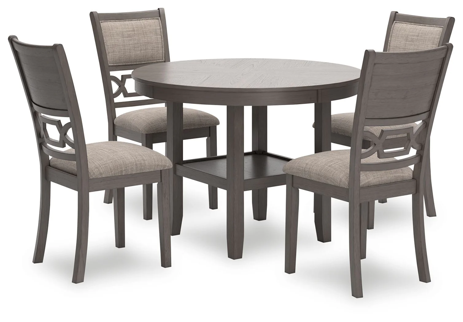 Wrenning - Dining Room Table Set (Set of 5) - Gray - Image 1