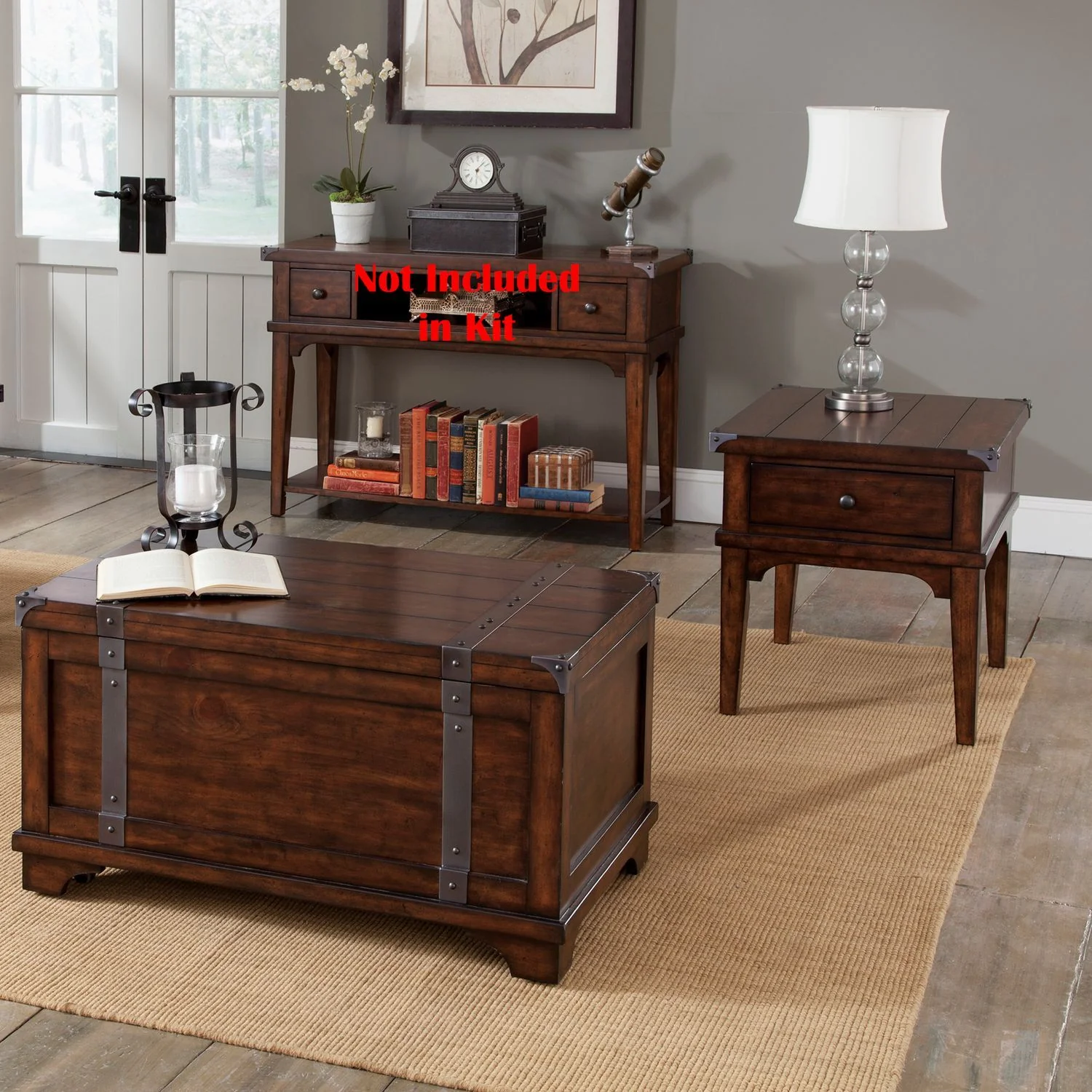 Aspen Skies – 3 Piece Set (1-Cocktail 2-End Tables)