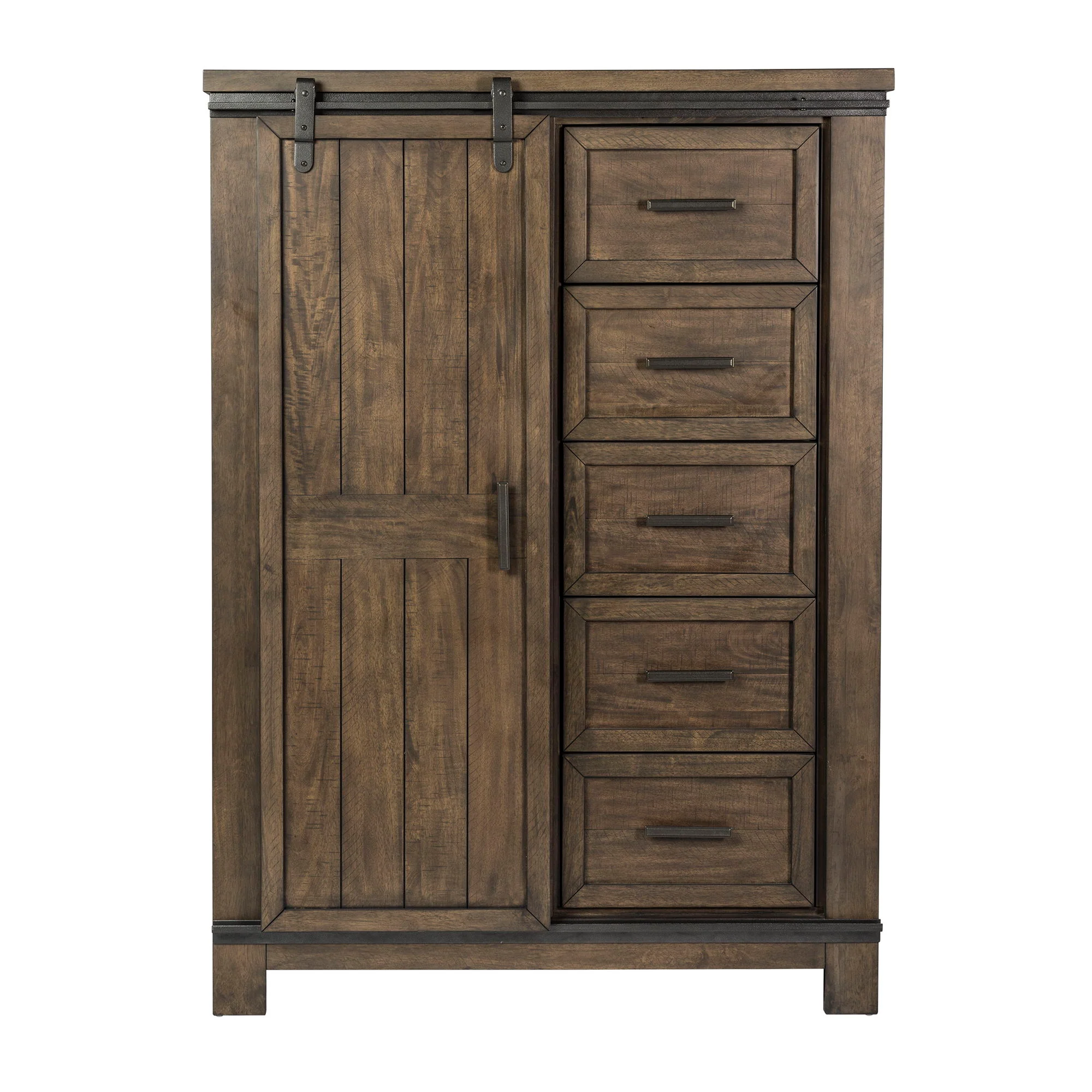 Thornwood Hills - Sliding Door Chest - Rock Beaten Brown - Image 2