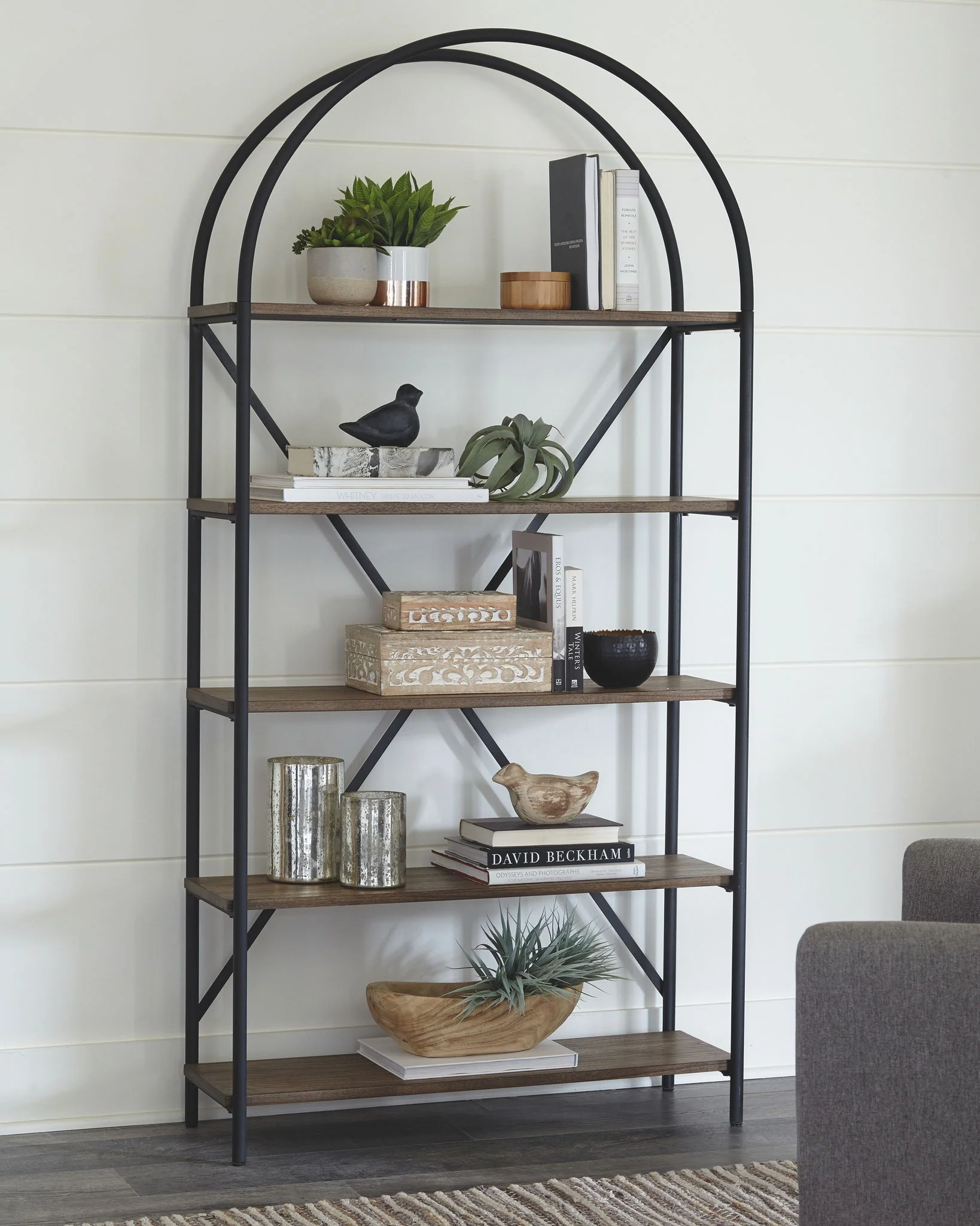 Galtbury - Bookcase - Brown / Black - Image 2