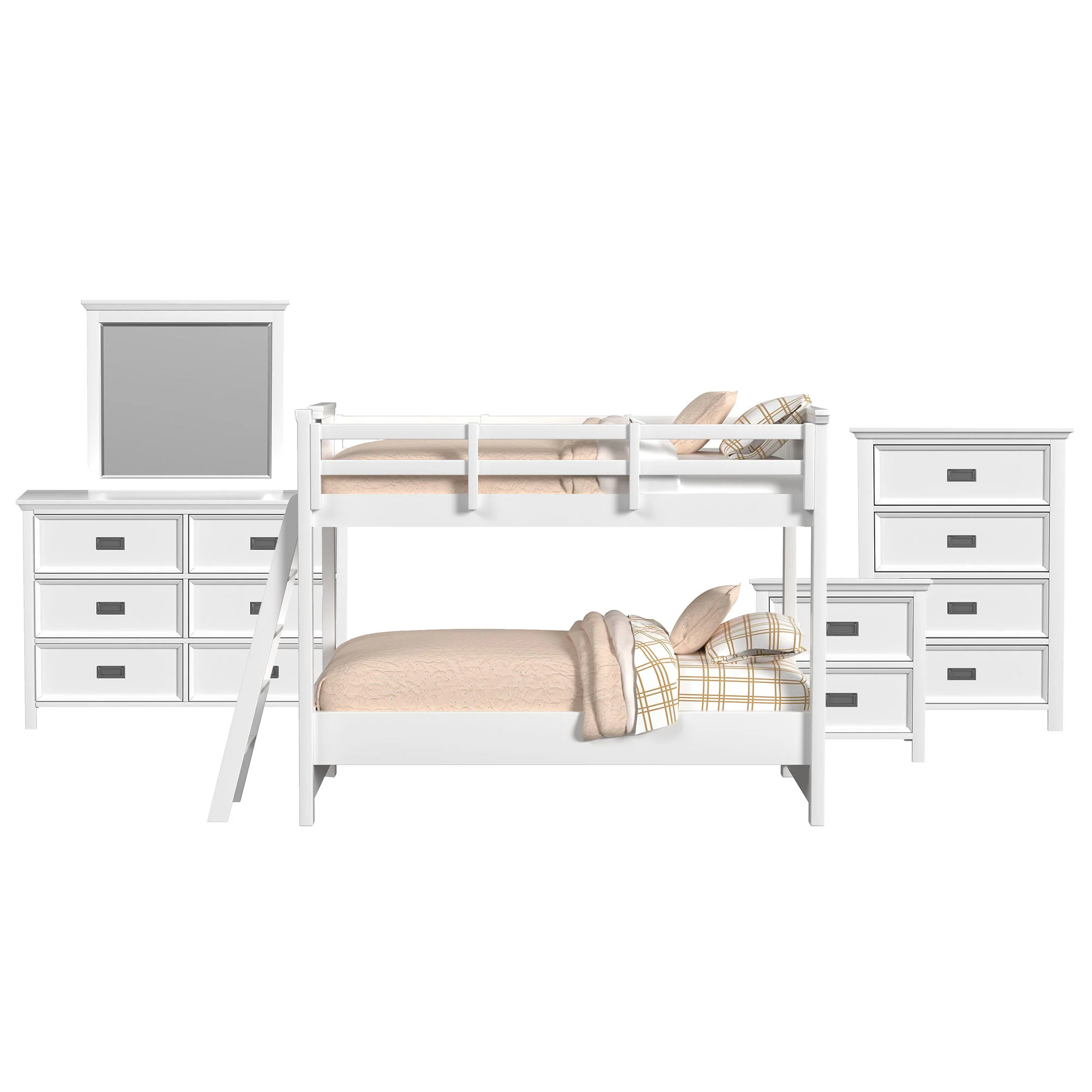 Hampton Kids - Bunk With Ladder Bedroom Set - Image 3