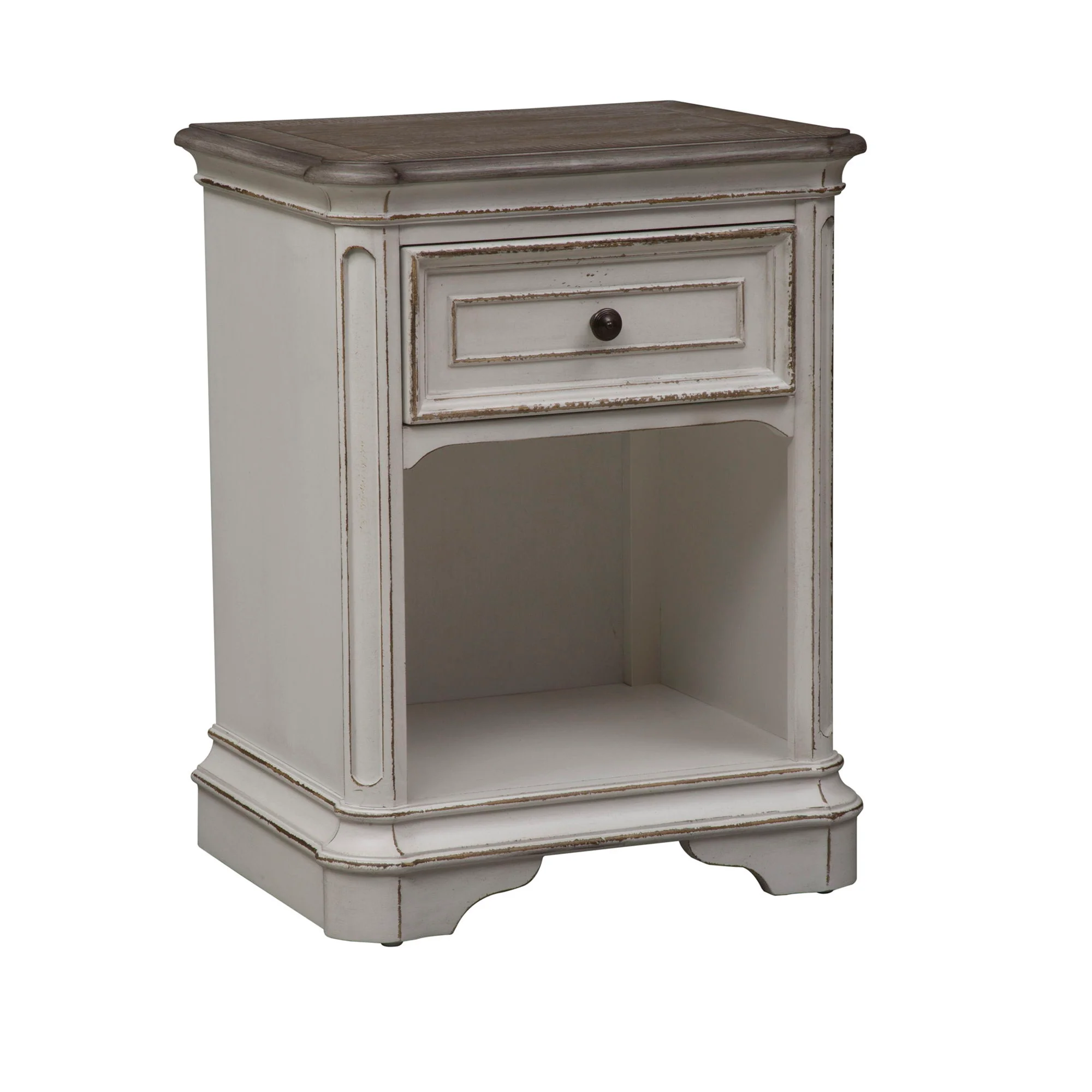 Magnolia Manor - 1 Drawer Nightstand - Antique White - Image 2