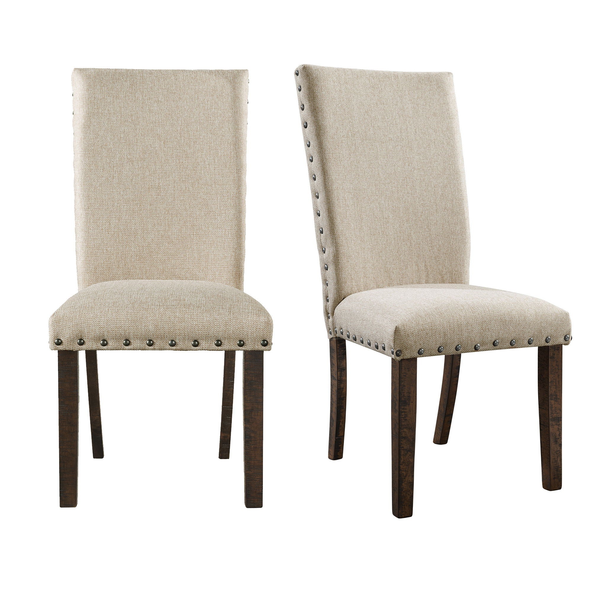 Jax - Upholstered Side Chair (Set of 2) - Cream - Image 1