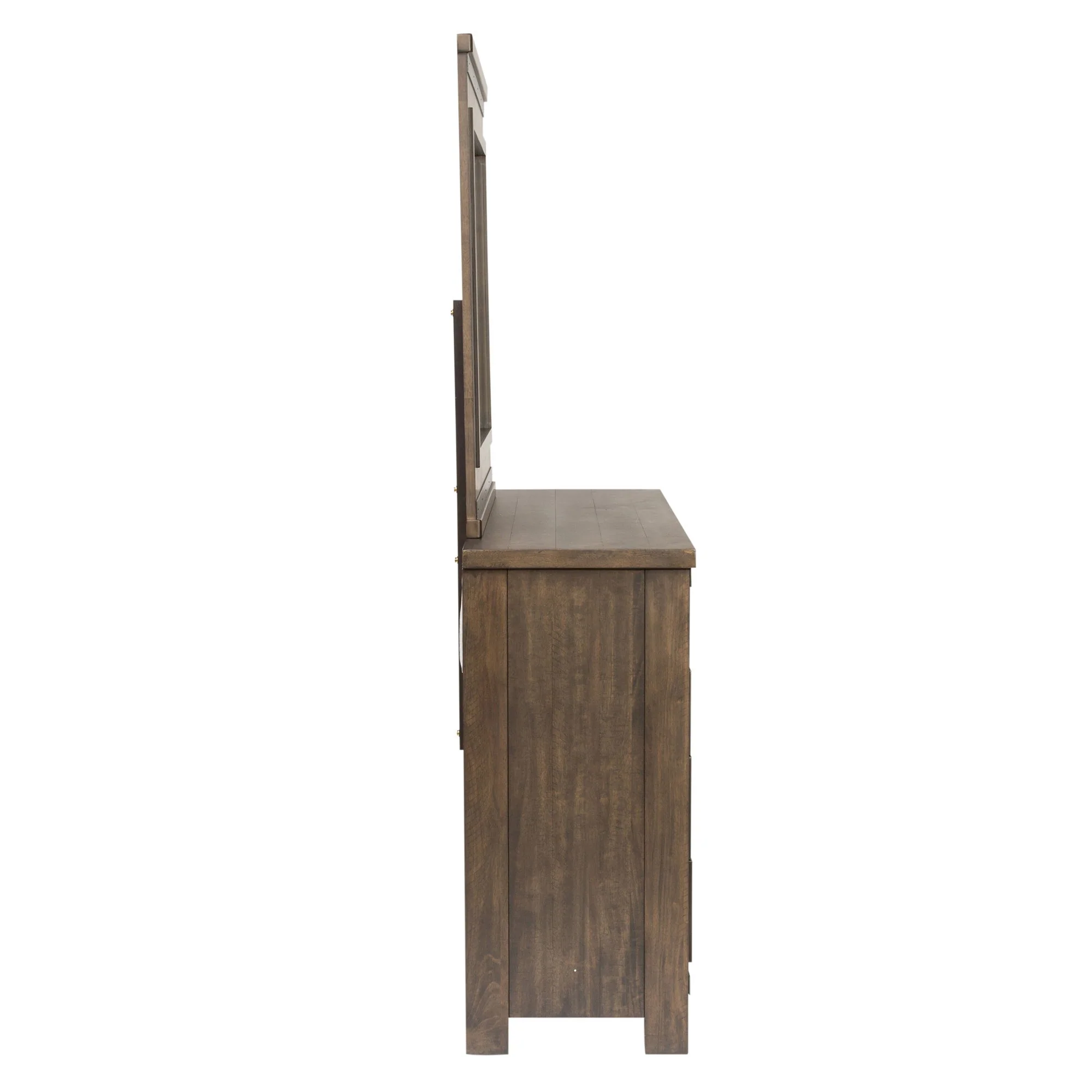 Thornwood Hills - Dresser & Mirror - Rock Beaten Brown - Image 2